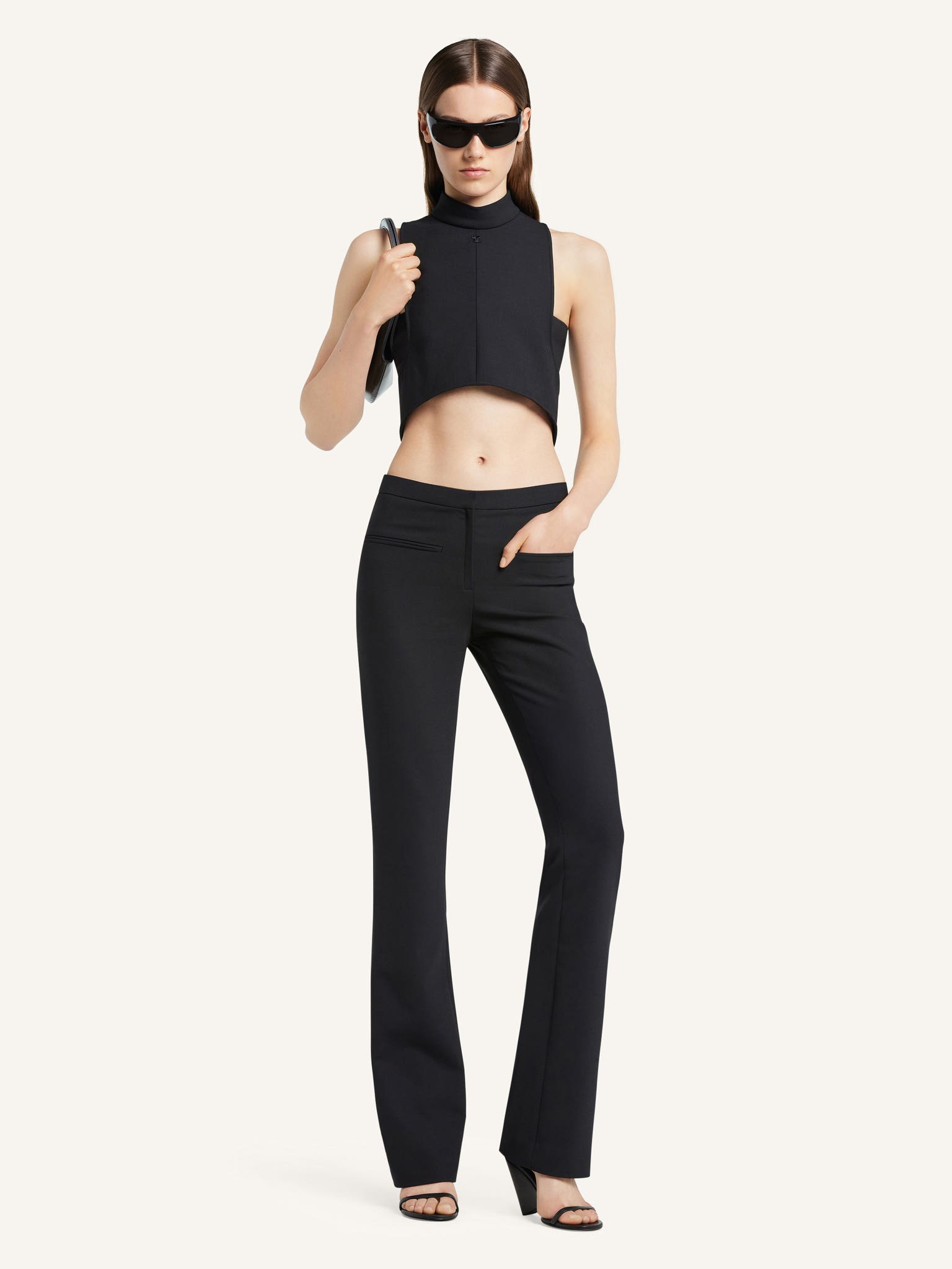 SCUBA MOCKNECK CROPPED TOP