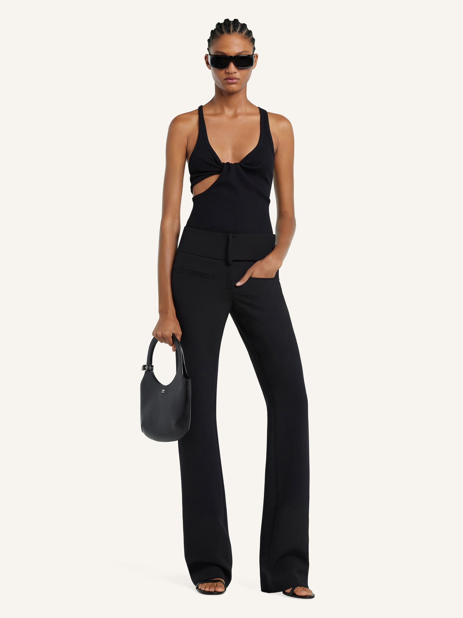TWIST 90'S RIB TANK TOP