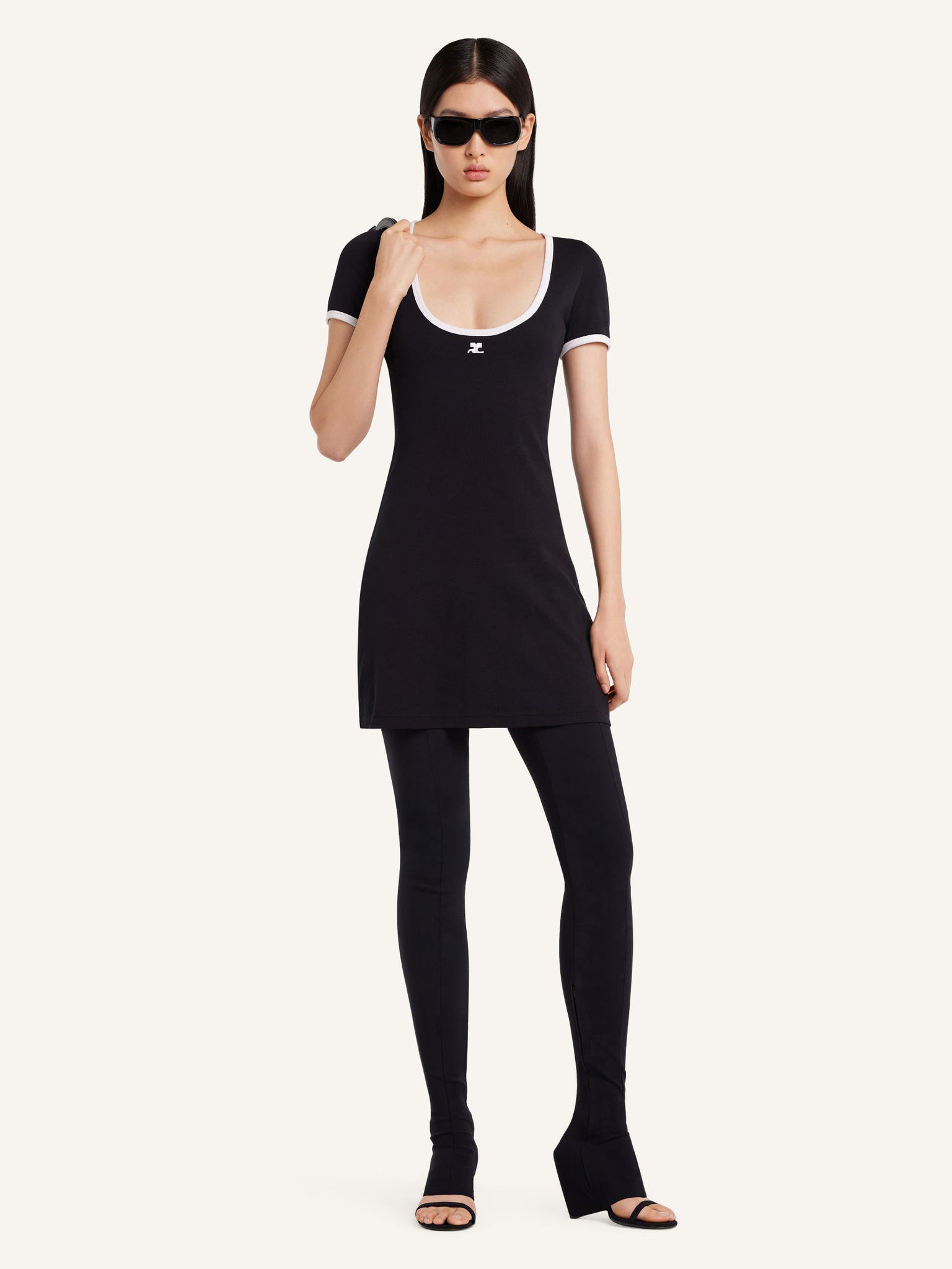 HOLISTIC CONTRAST MINI DRESS