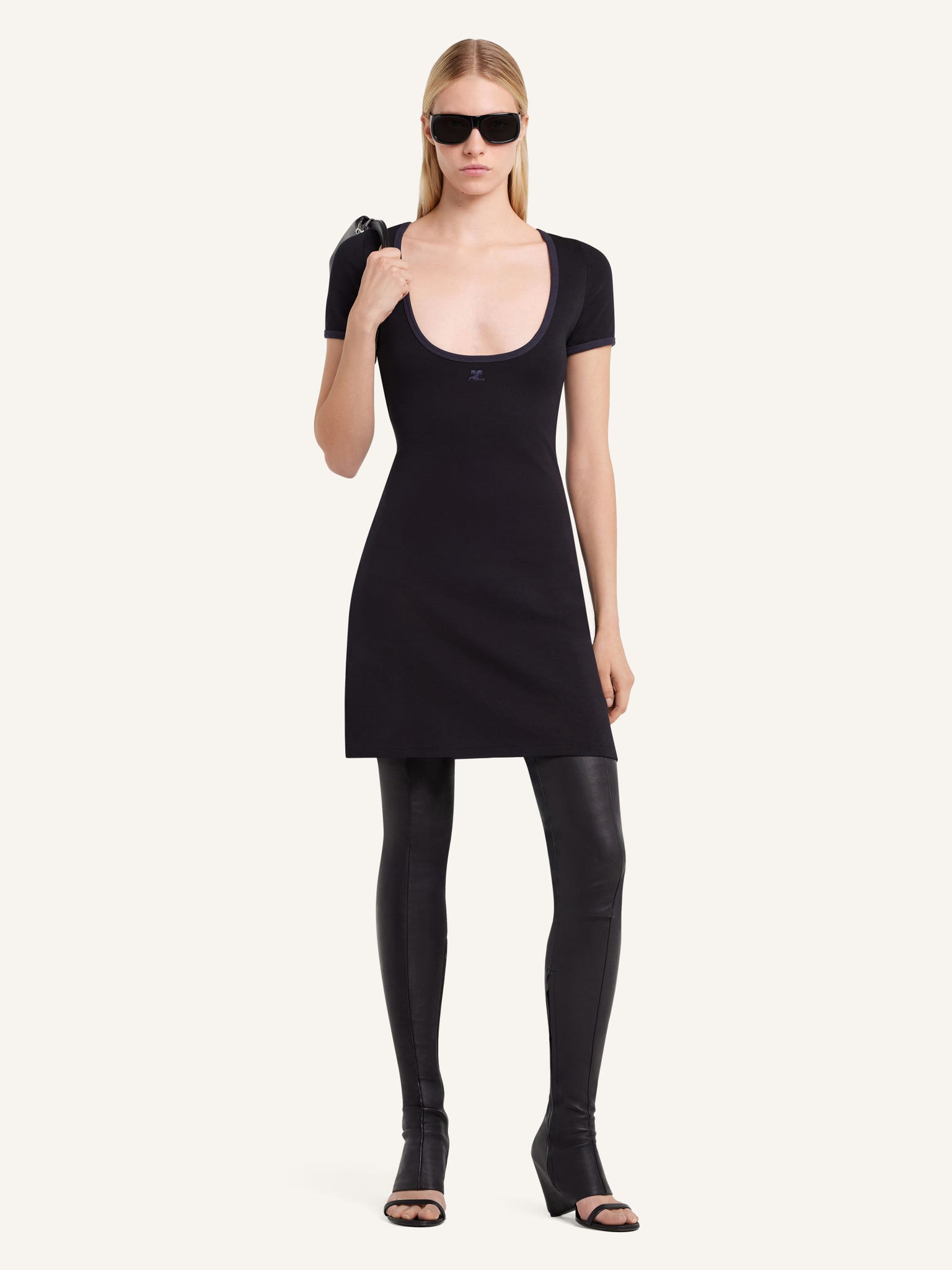 HOLISTIC CONTRAST MINI DRESS