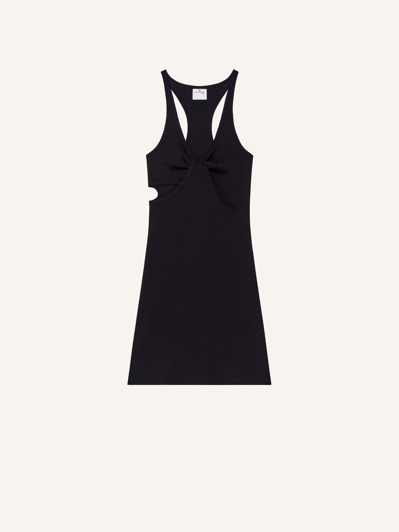 TWIST 90'S RIB DRESS