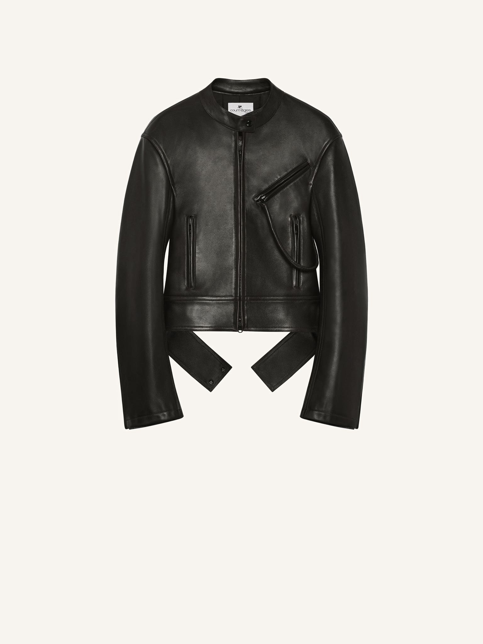 SCUBA LEATHER BIKER JACKET