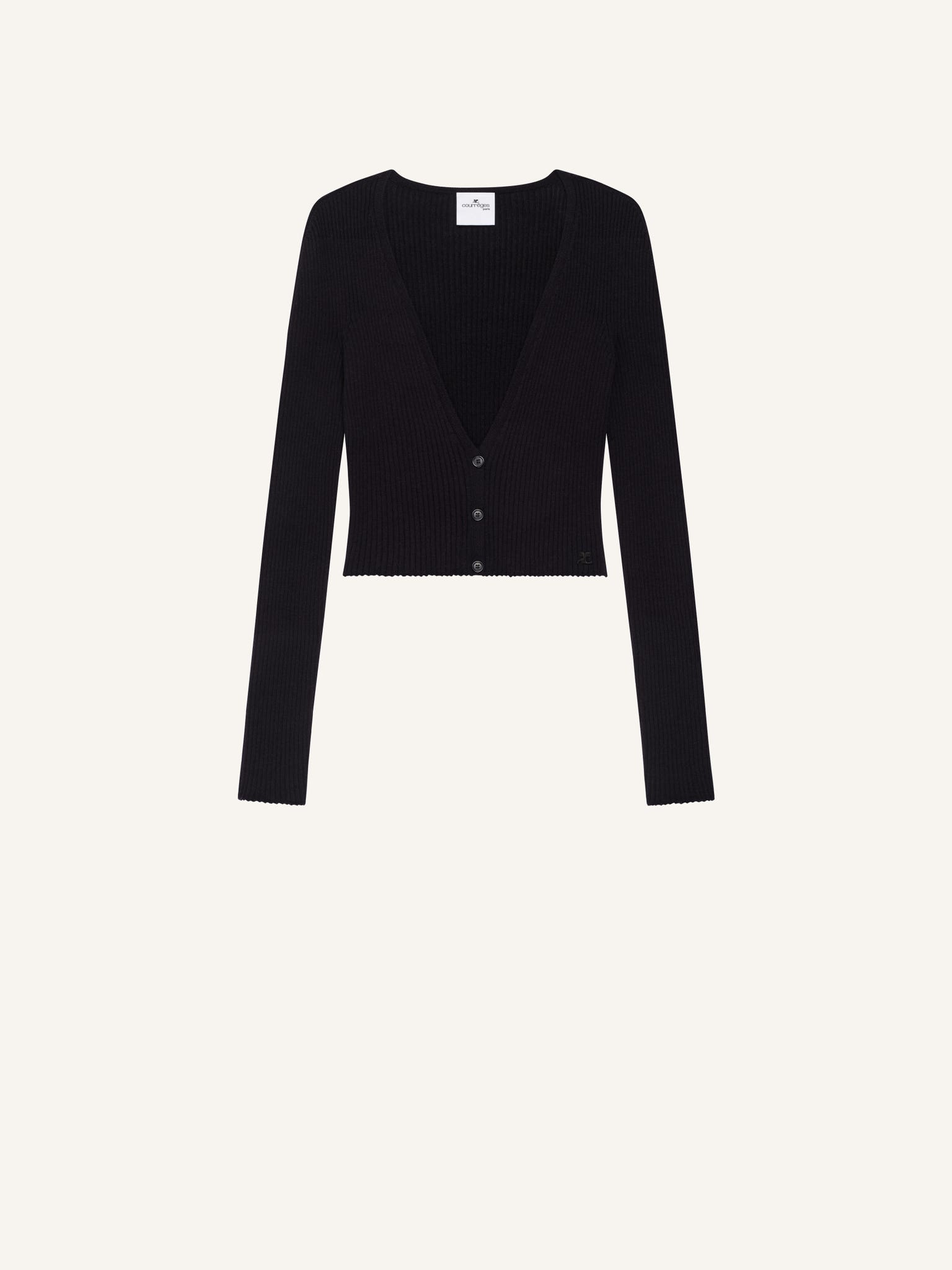 SOLAR LIGHT RIB CARDIGAN