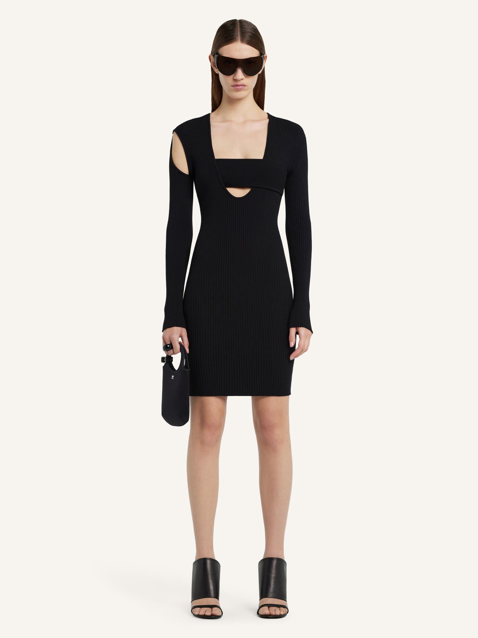INFINITY RIB KNIT DRESS