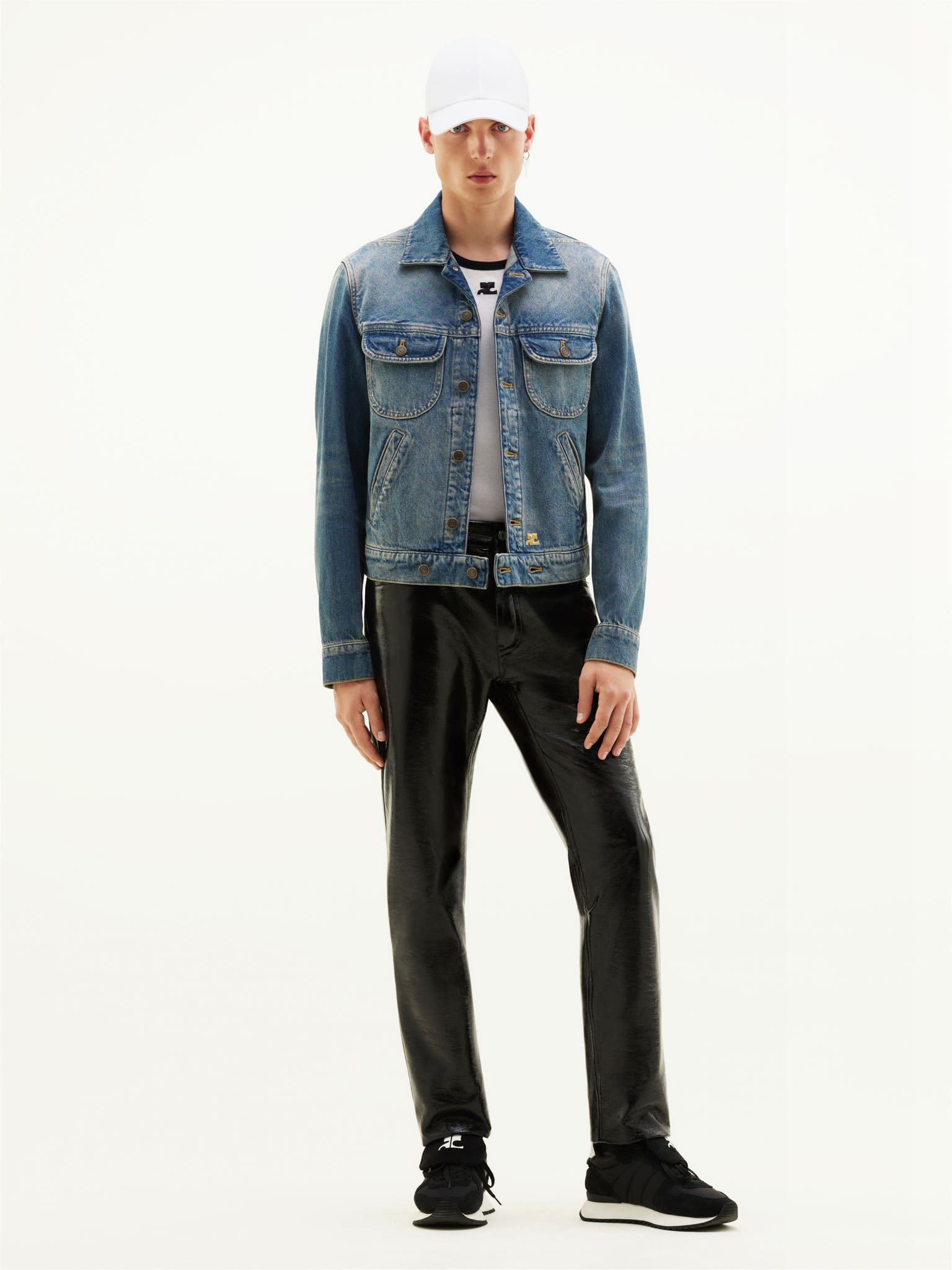 5-POCKET VINYL PANTS 
