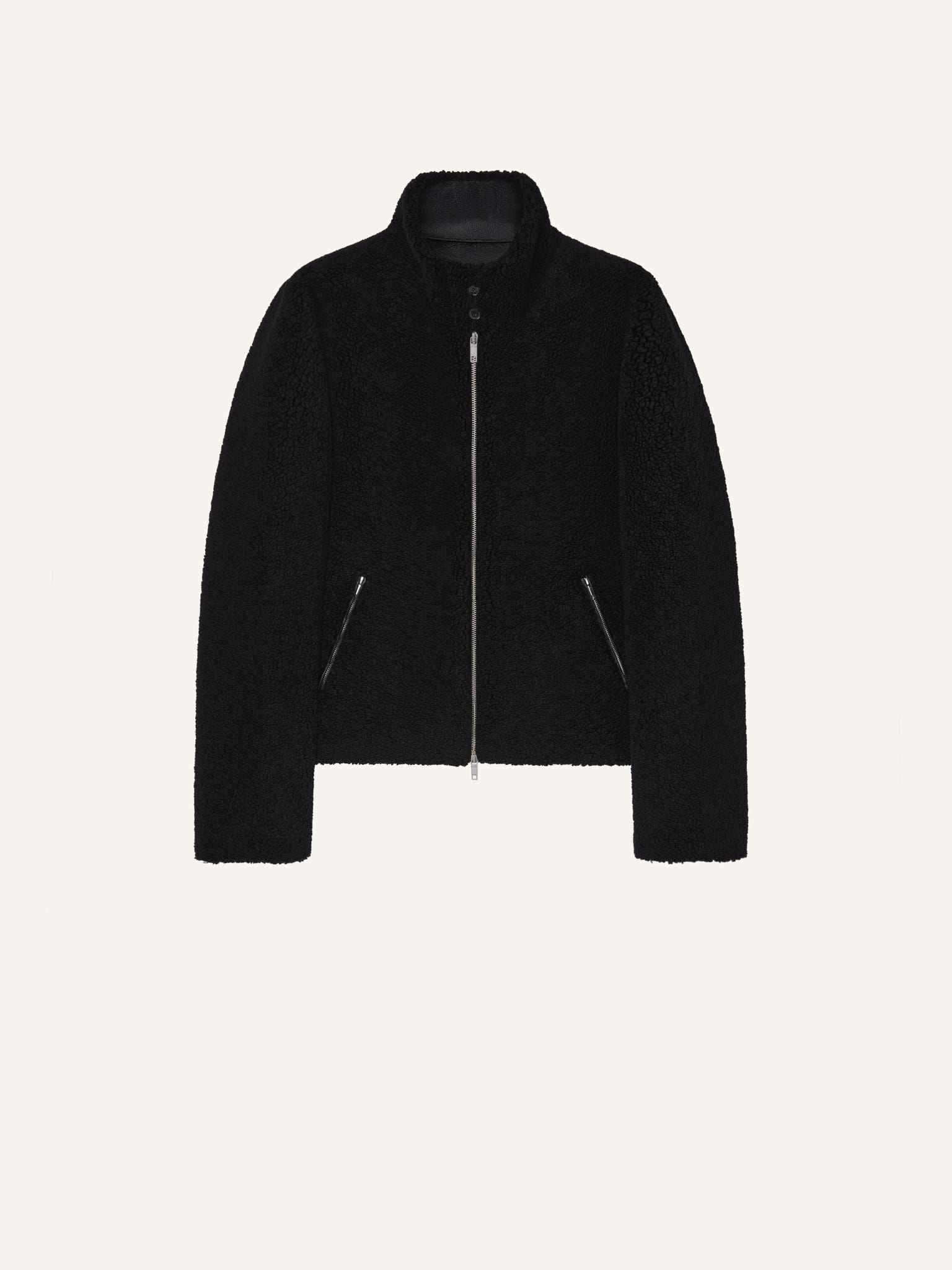 FLEECE BOMBER JACKET