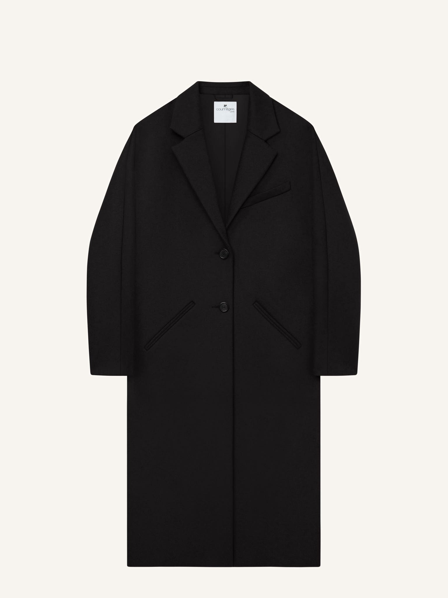 COCOON WOOL LONG COAT