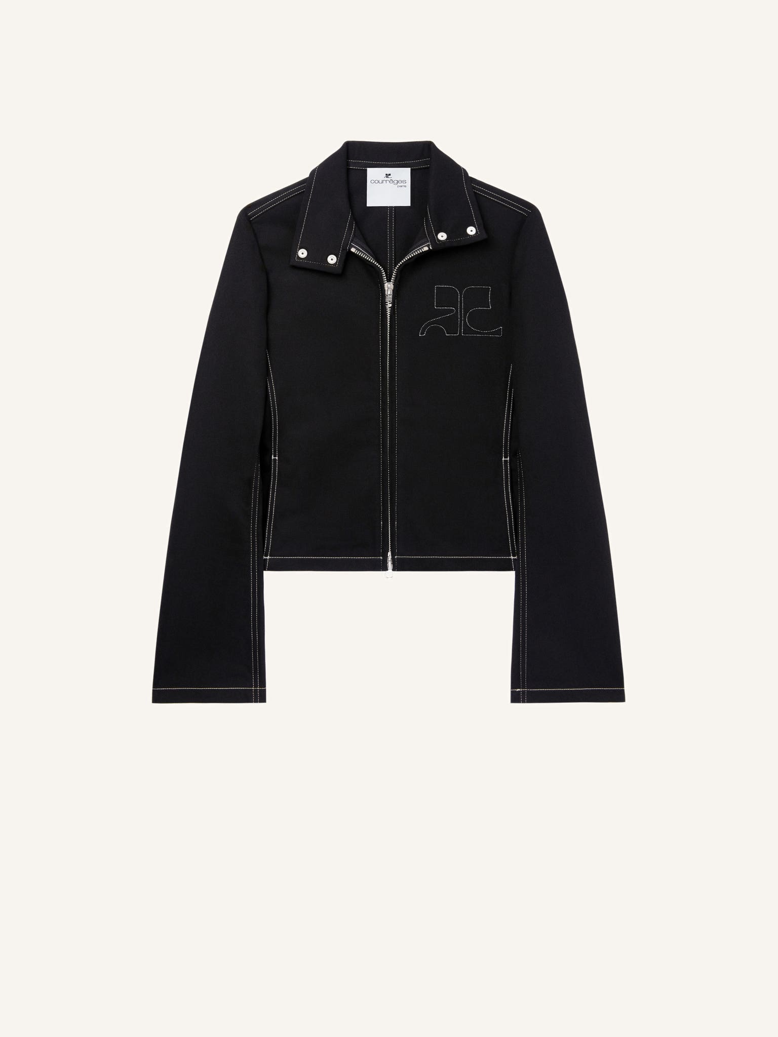 ICONIC TOPSTITCHED DENIM JACKET