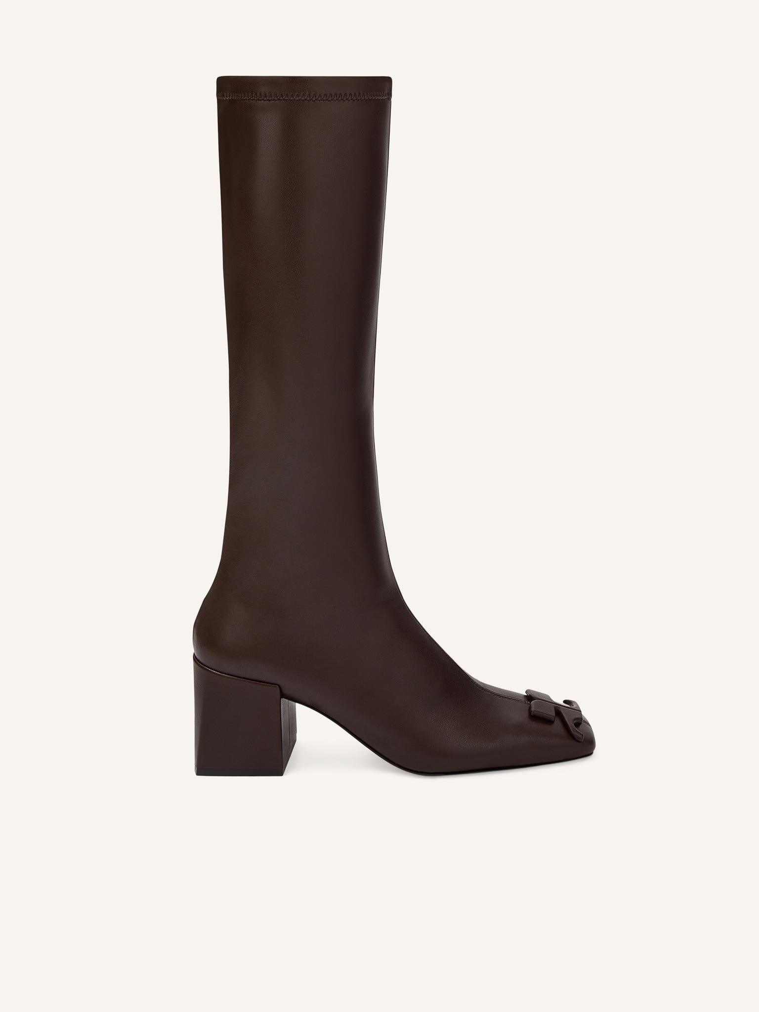 REEDITION STRETCH LEATHER EFFECT BOOTS