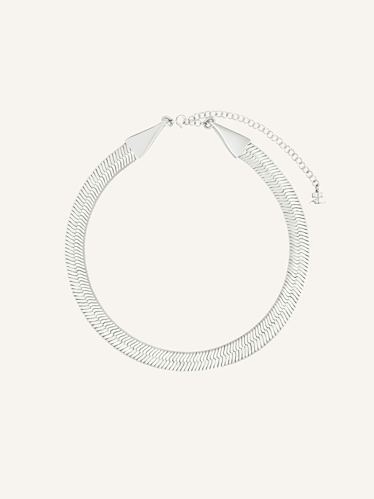 SNAKE CHAIN CHOCKER NECKLACE