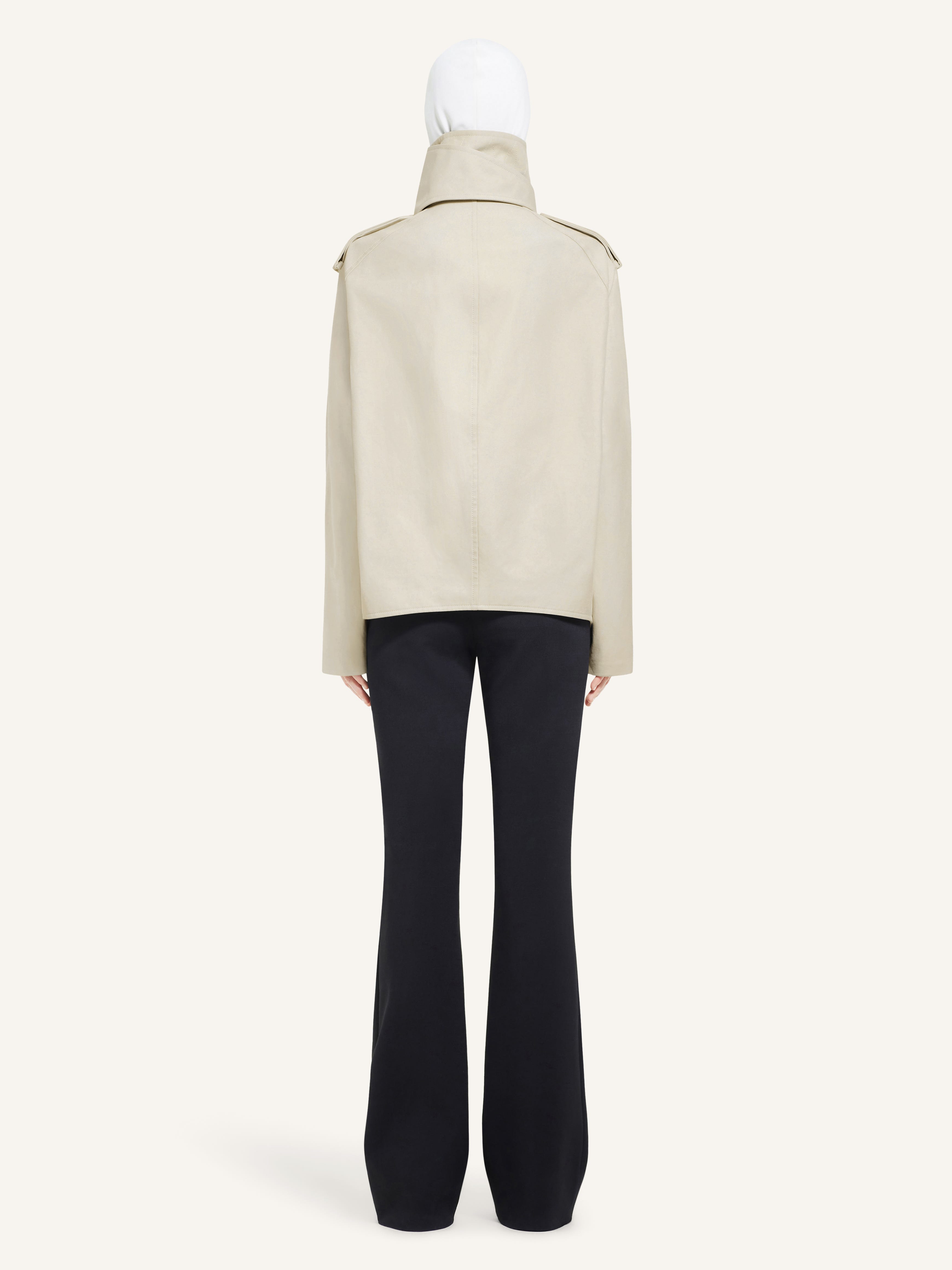 SHORT OBLIQUE TRENCH COAT - courrèges (クレージュ)