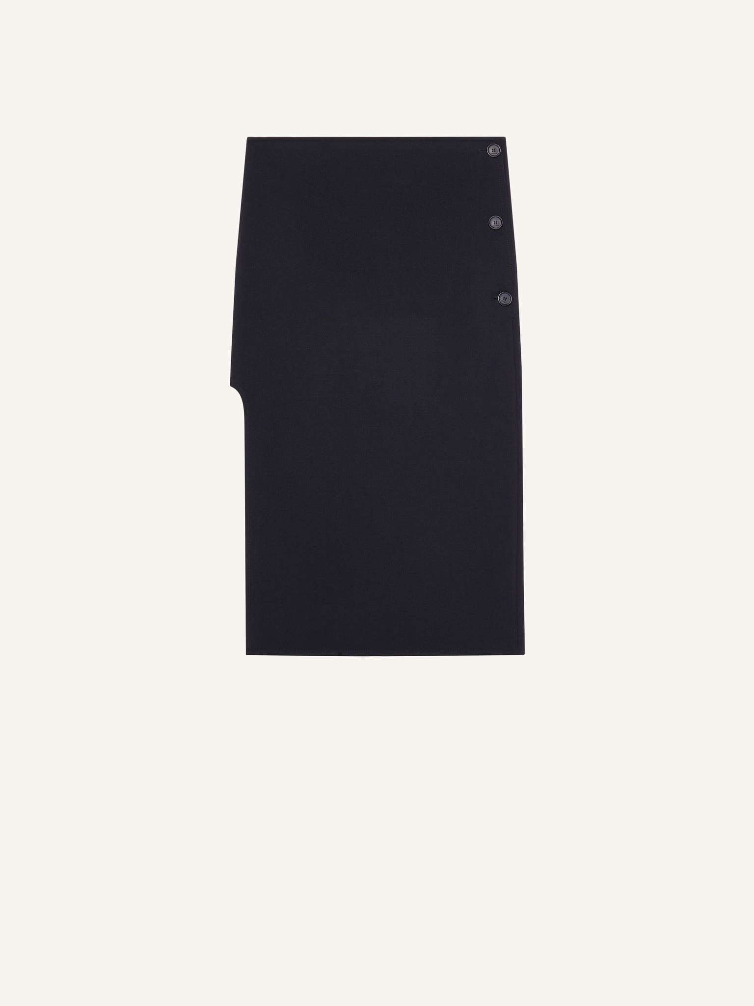 JUPE MIDI TAILLEUR OBLIQUE