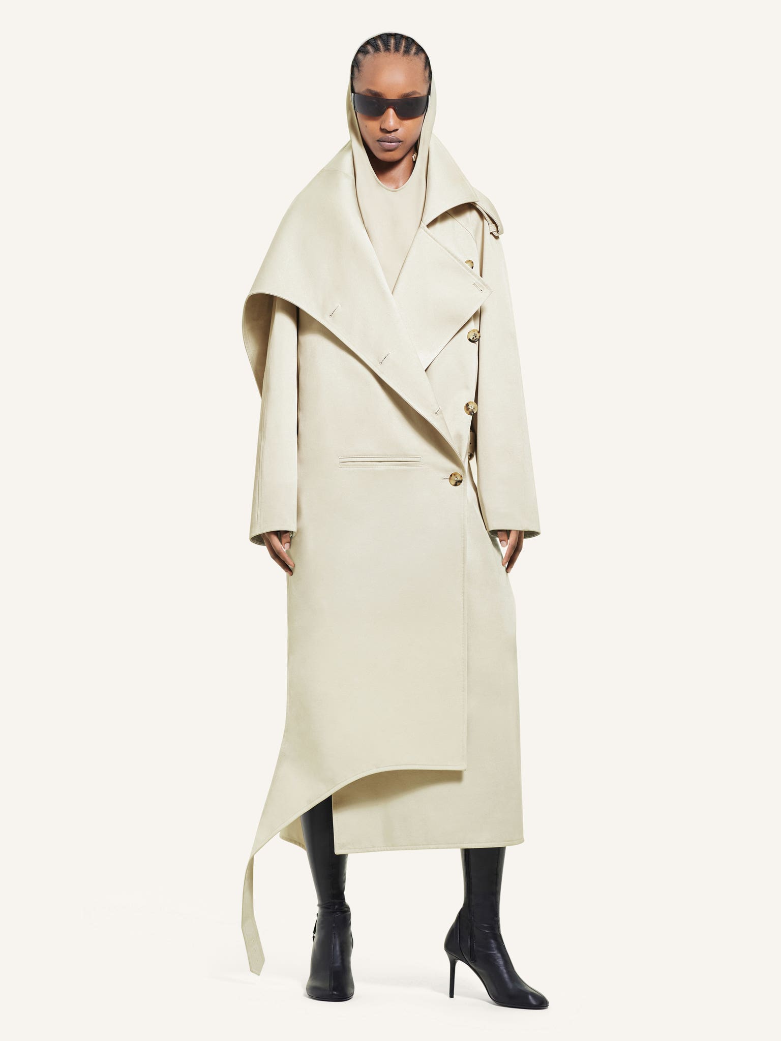 TRENCH COAT LONG OBLIQUE