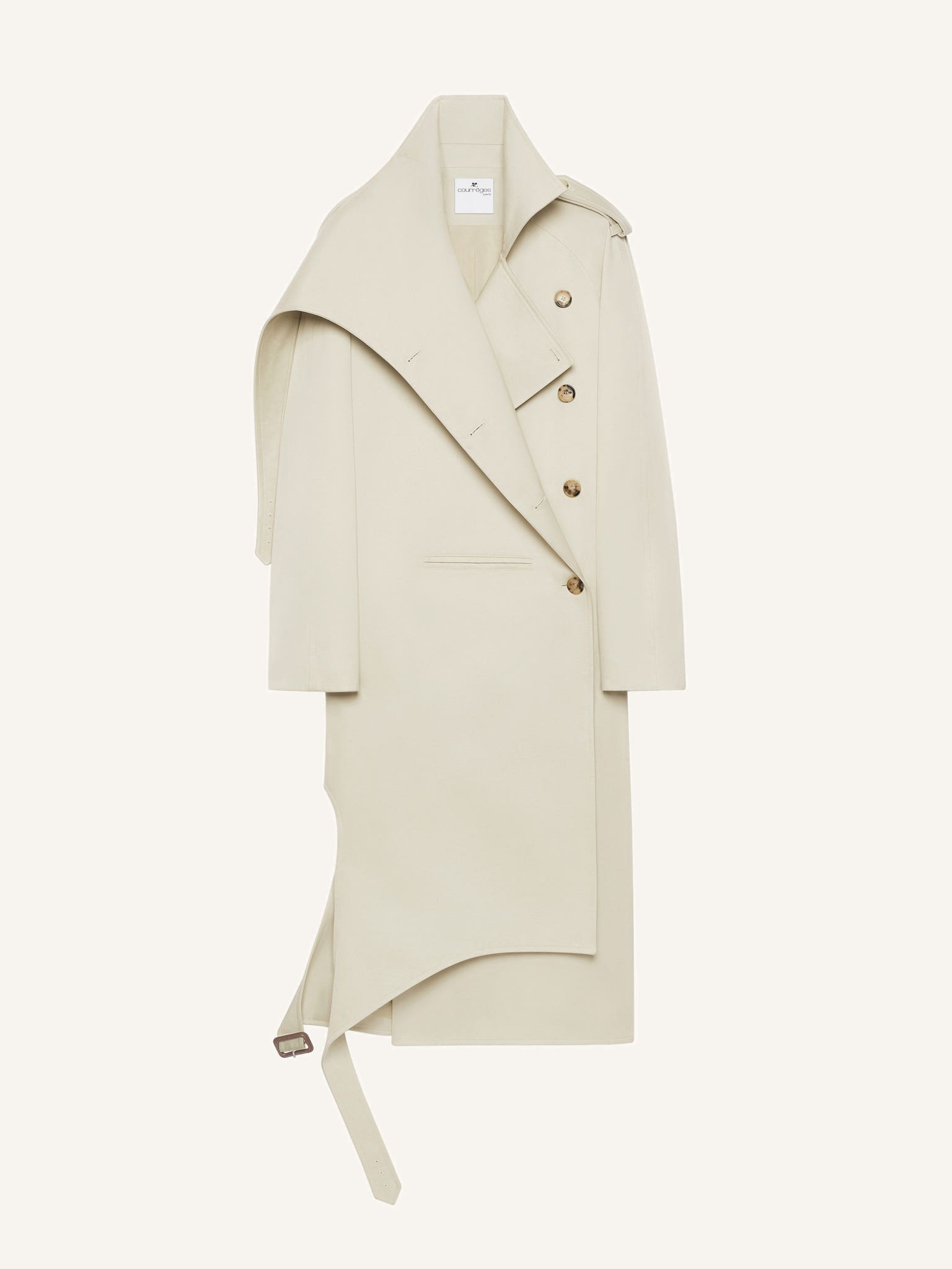 TRENCH COAT LONG OBLIQUE