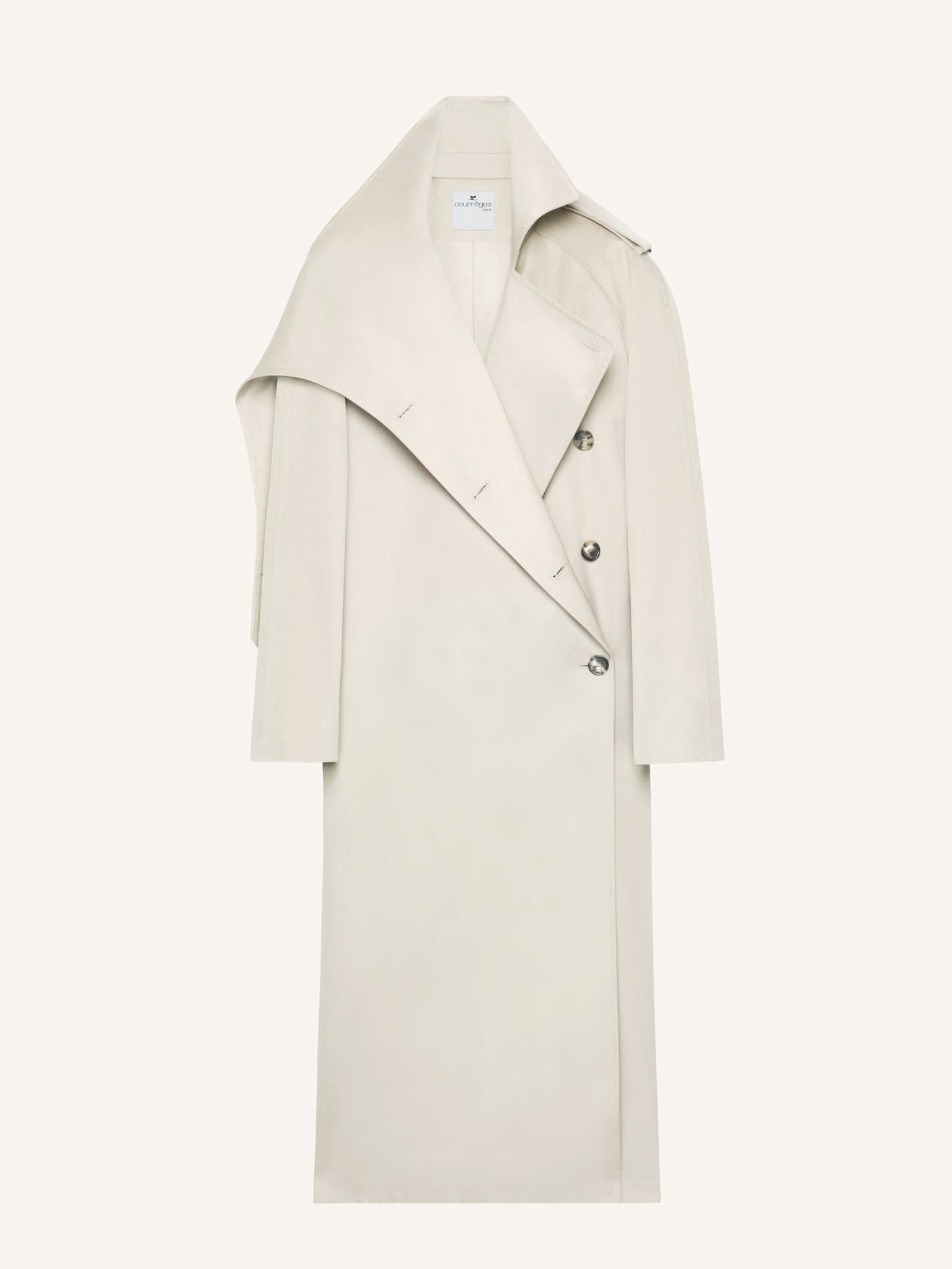 TRENCH COAT LONG OBLIQUE