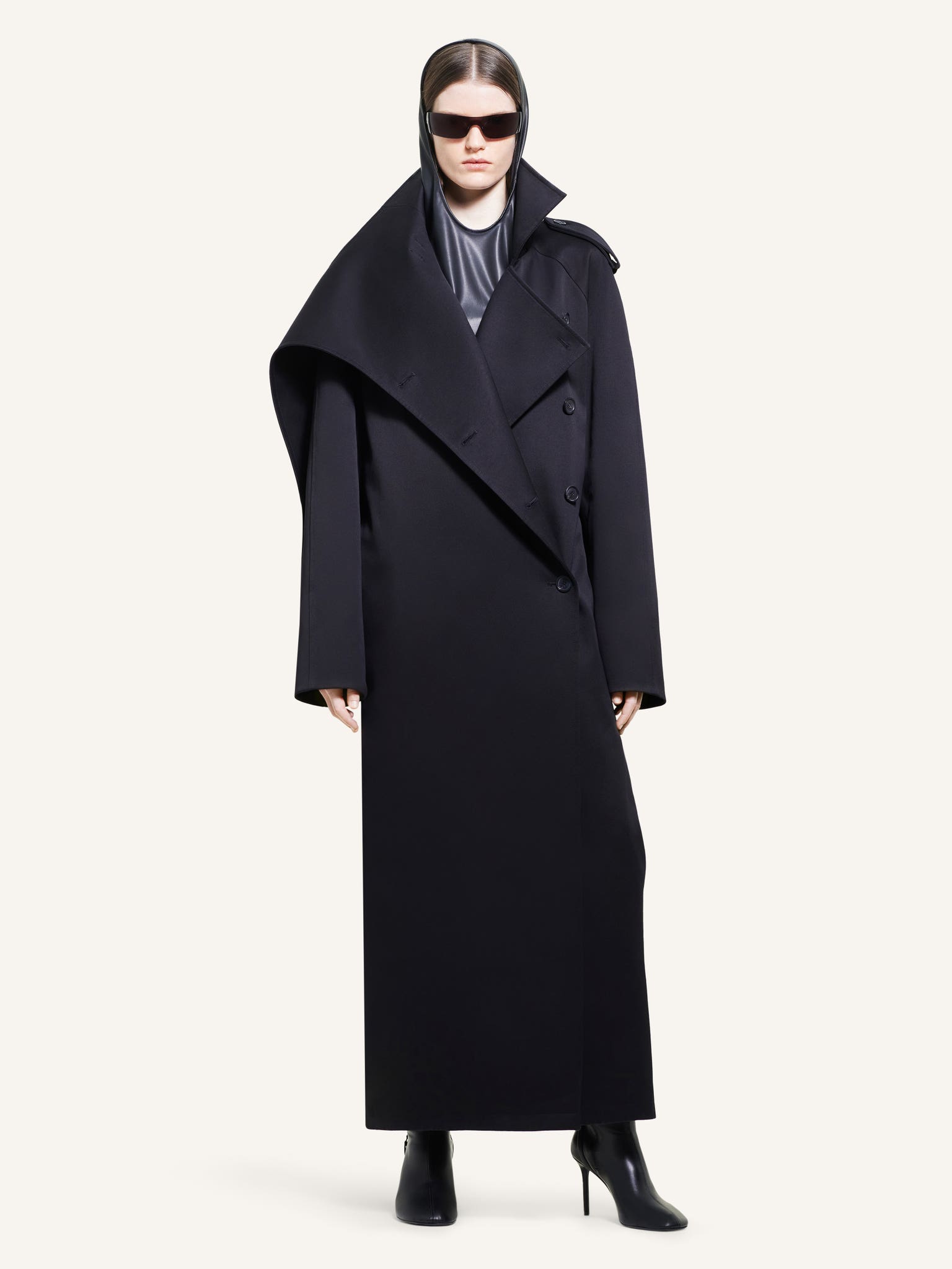 TRENCH COAT LONG OBLIQUE