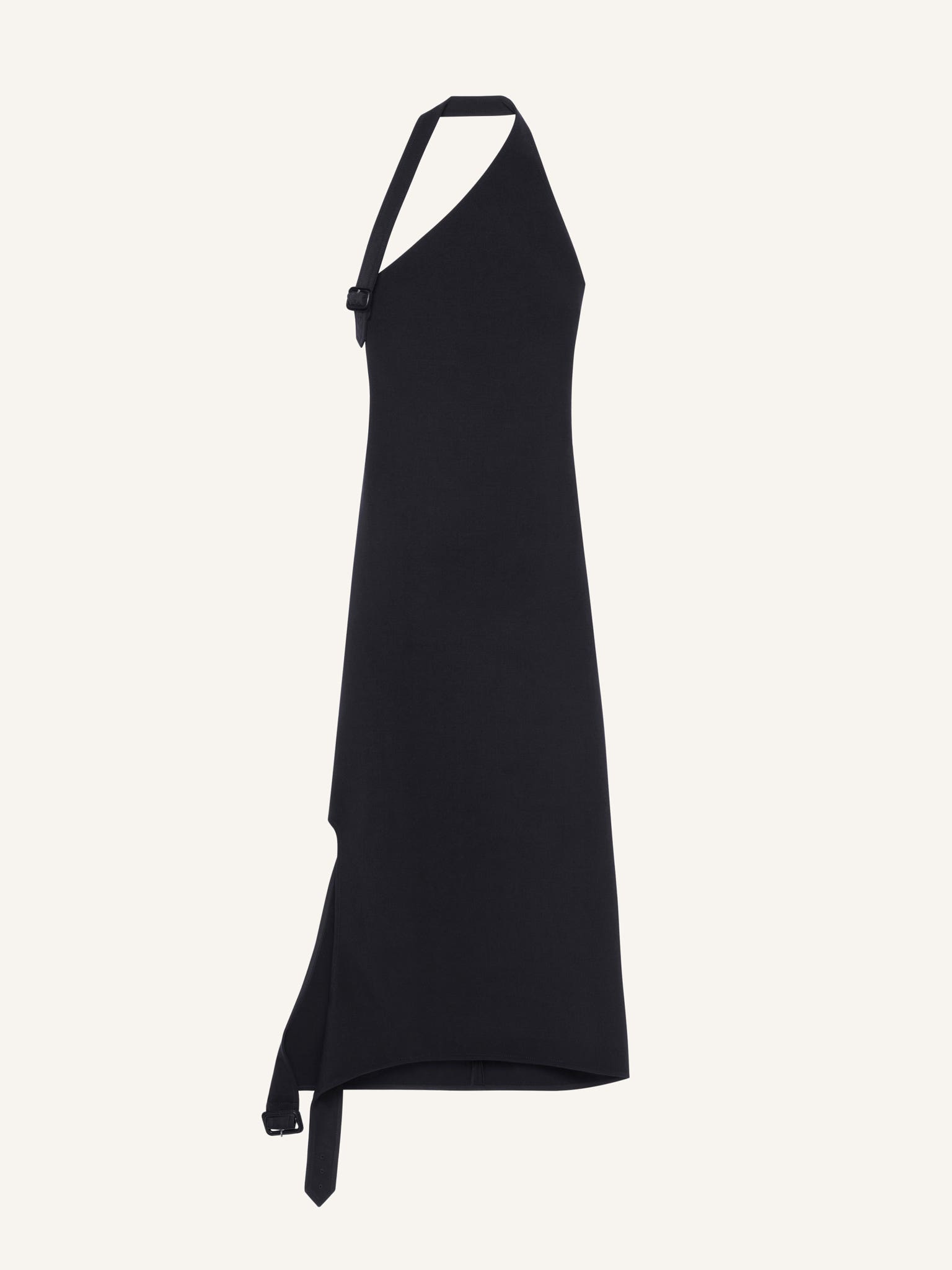 LONG ASYMETRICAL BUCKLE DRESS