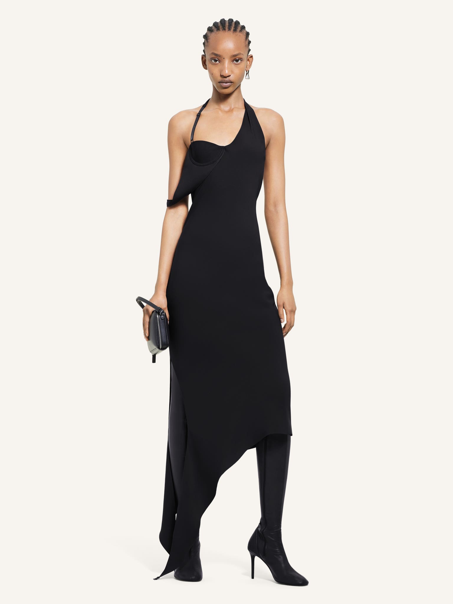 UNDRESSED LONG CREPE DRESS