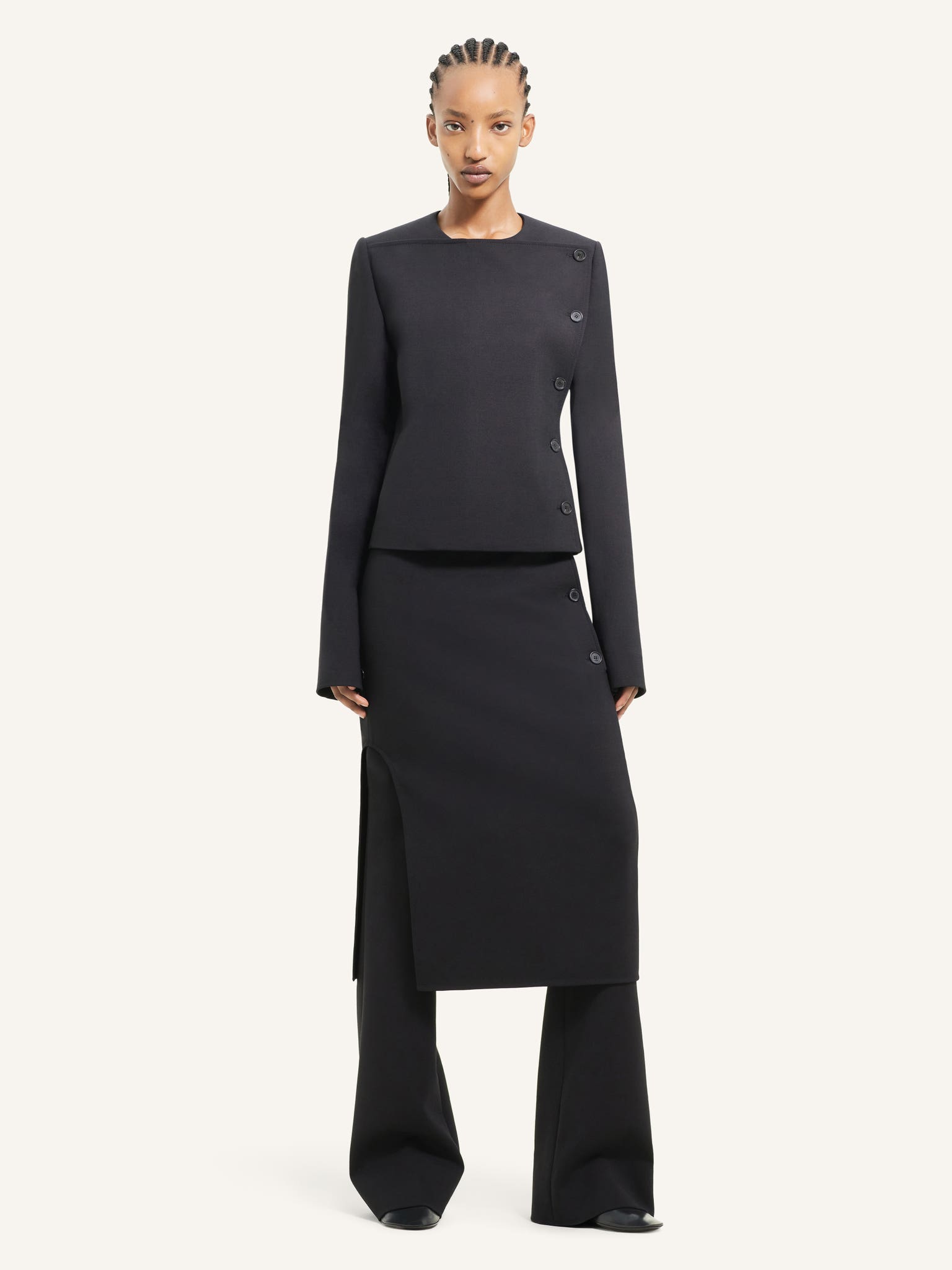 BUTTONED TAILORED JACKET