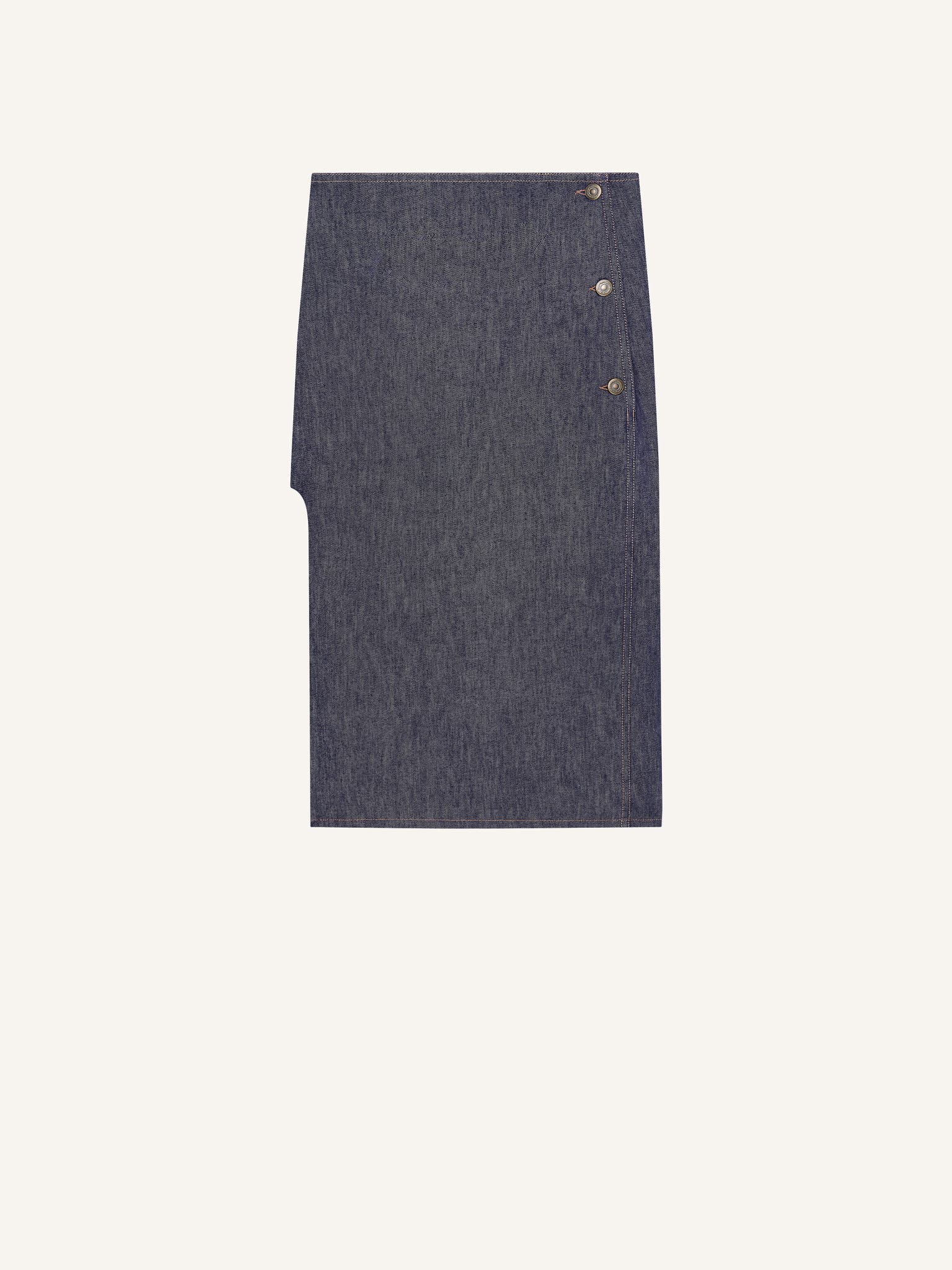 JUPE POCHE CENTRALE EN DENIM