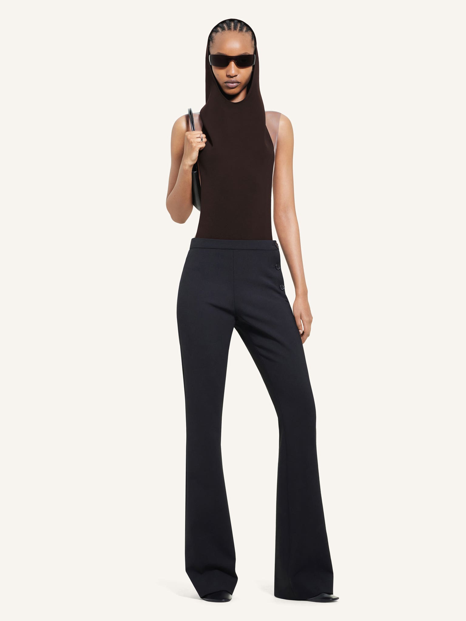 ILLUSION HOODED BODYSUIT