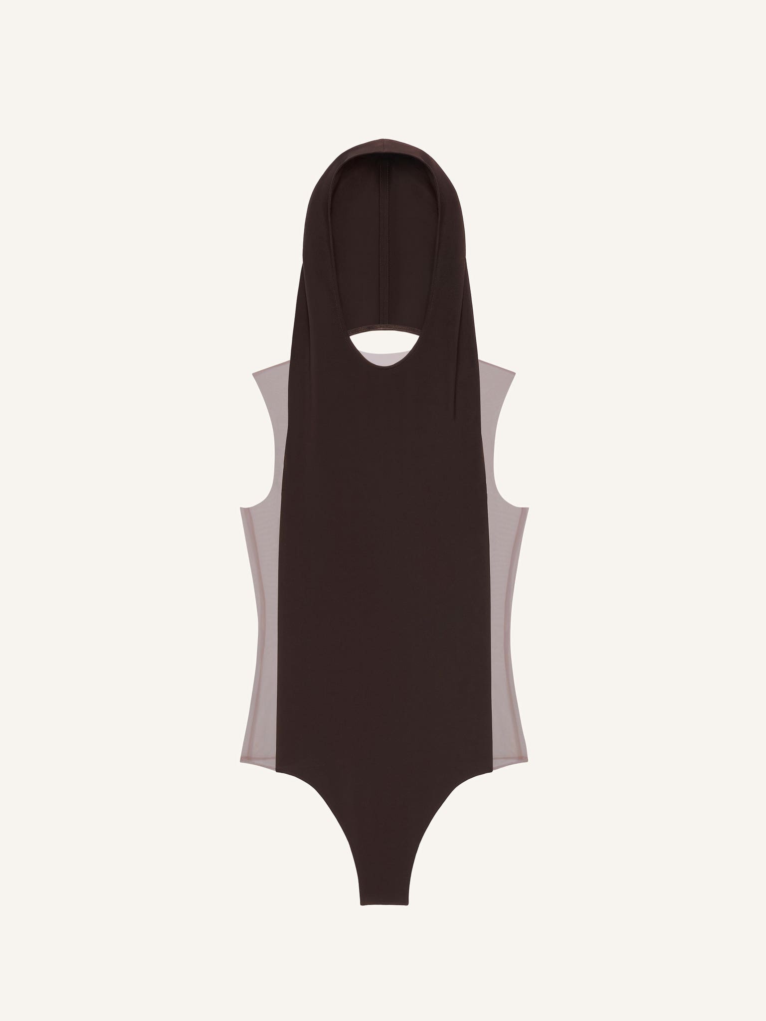 ILLUSION HOODED BODYSUIT