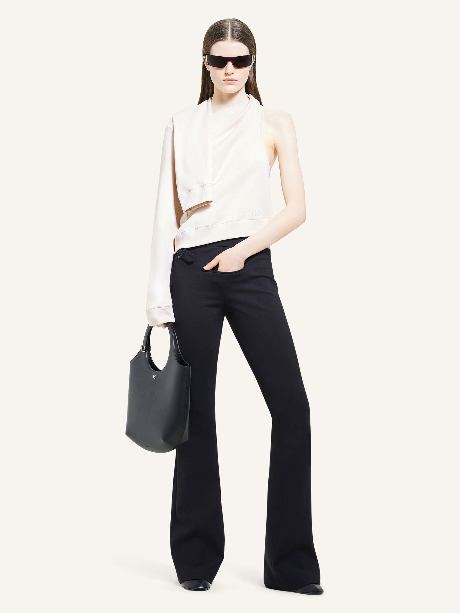 SWEATSHIRT ASYMÉTRIQUE OFF SHOULDER