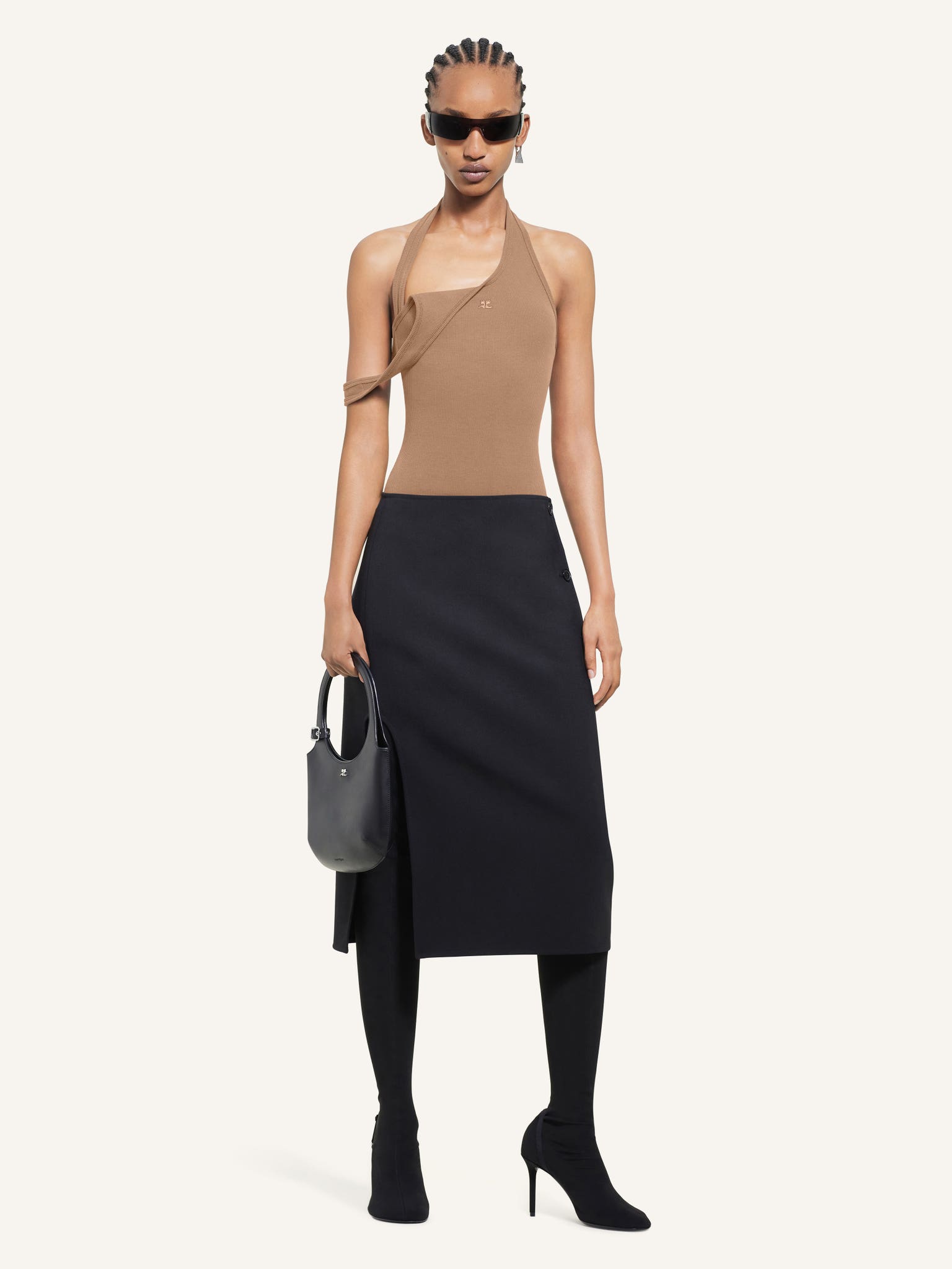 ASYMMETRIC RIB 90'S TANK TOP