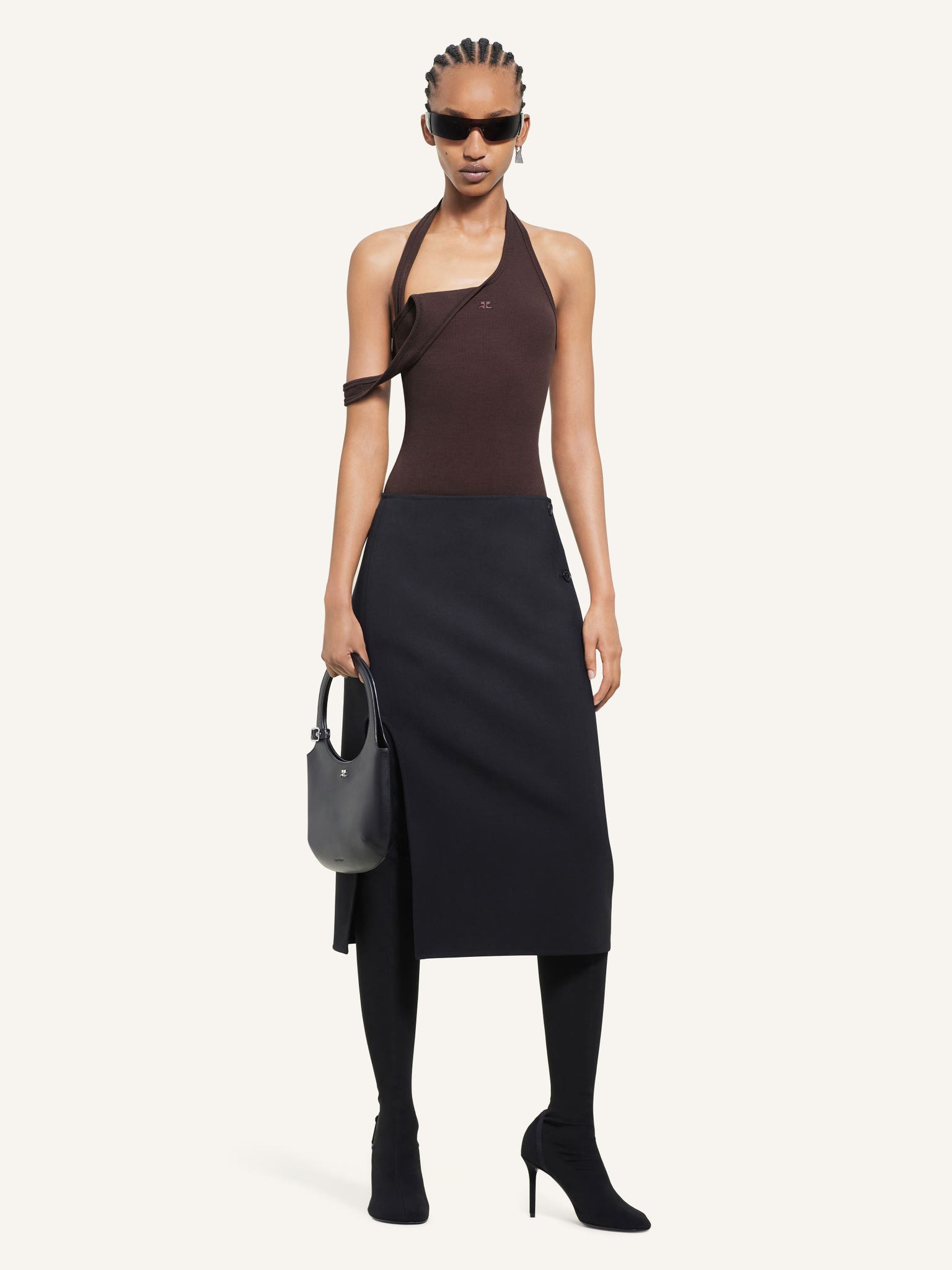ASYMMETRIC RIB 90'S TANK TOP