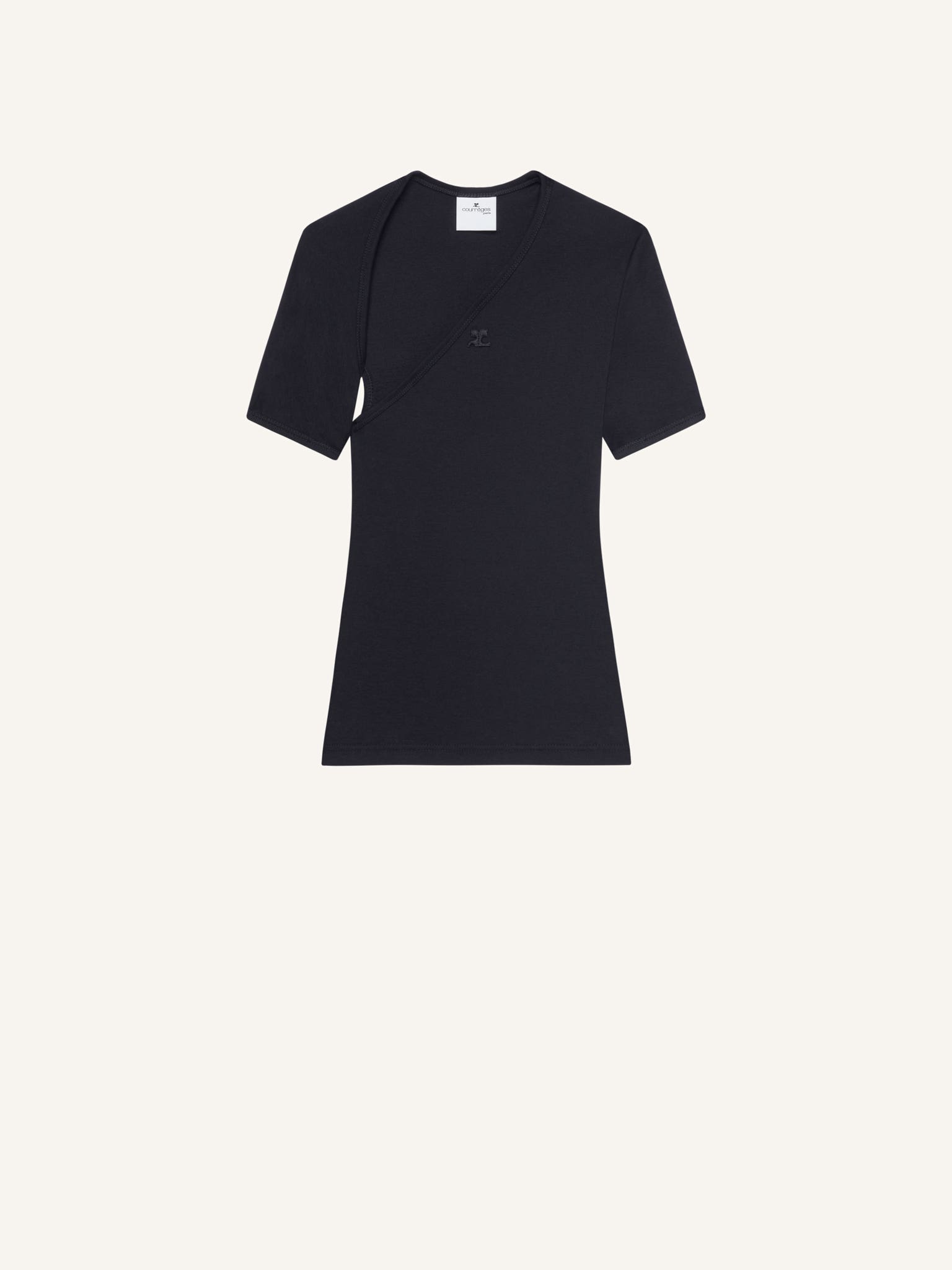 SLASH CONTRAST T-SHIRT
