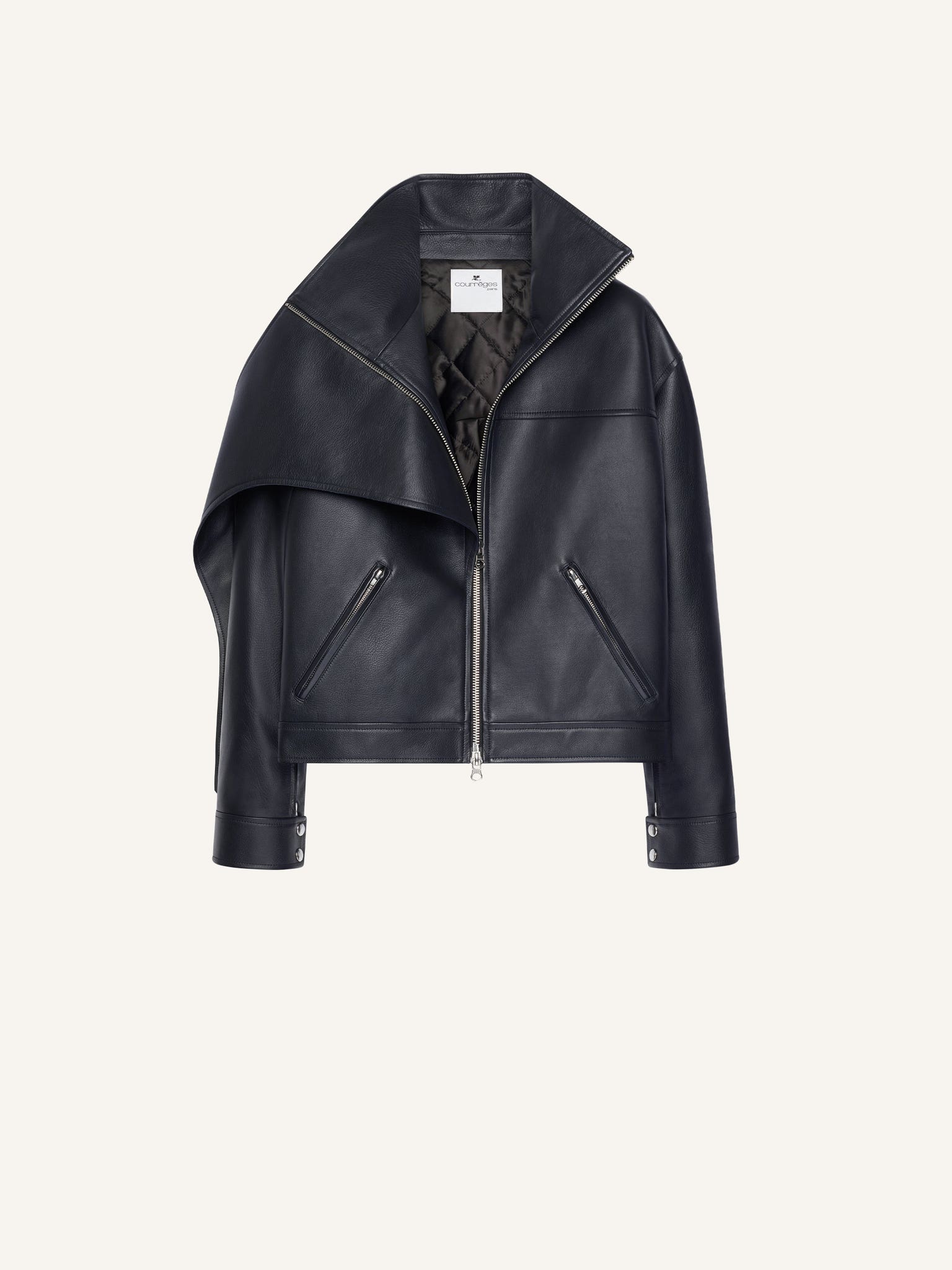 OVERSIZED LEATHER JACKET