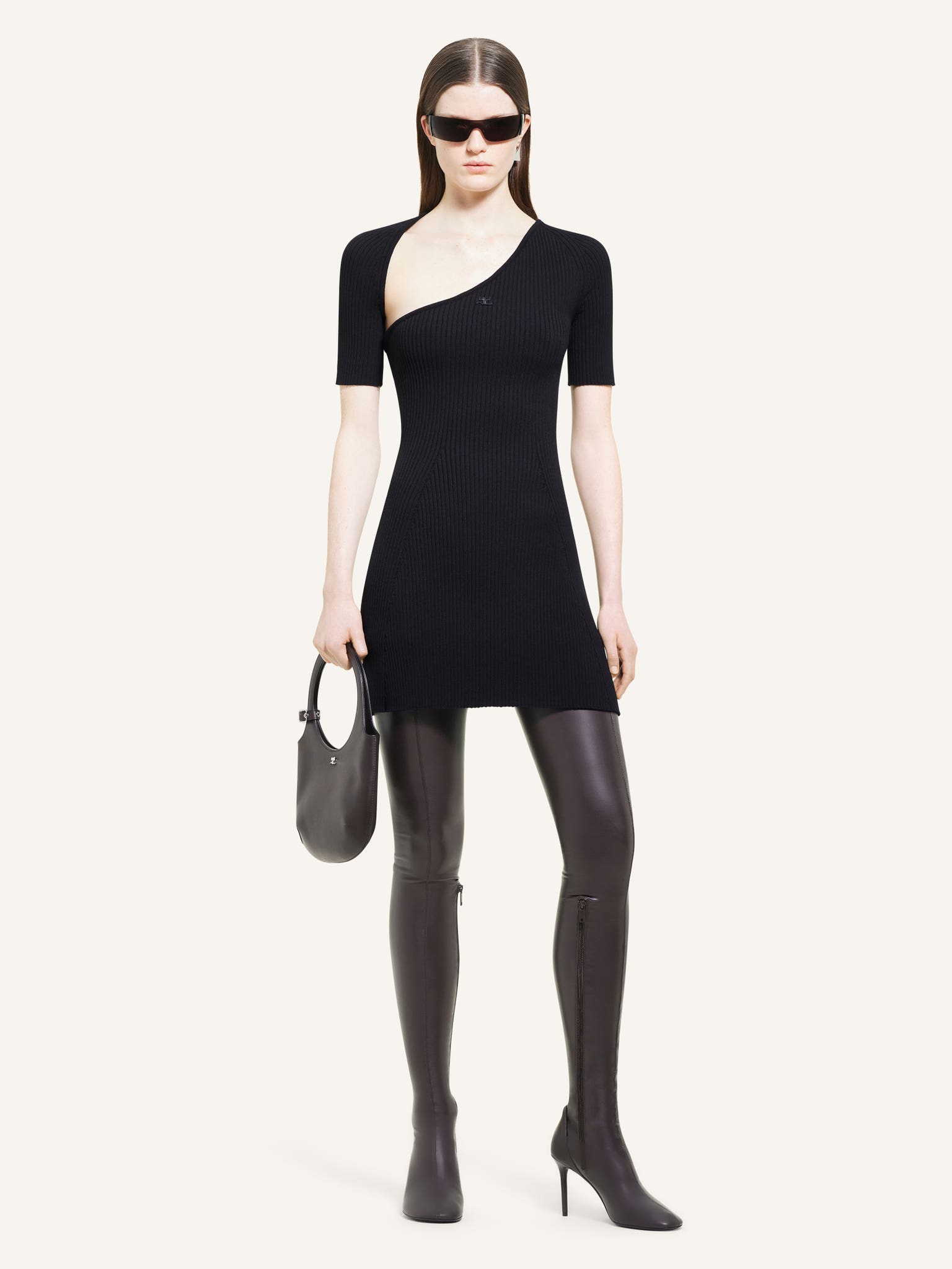 MINI ROBE SLASH EN MAILLE