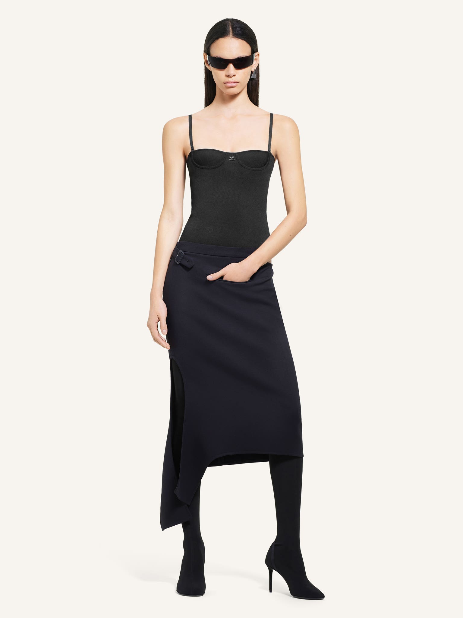 LINGERIE INTERLOCK TOP