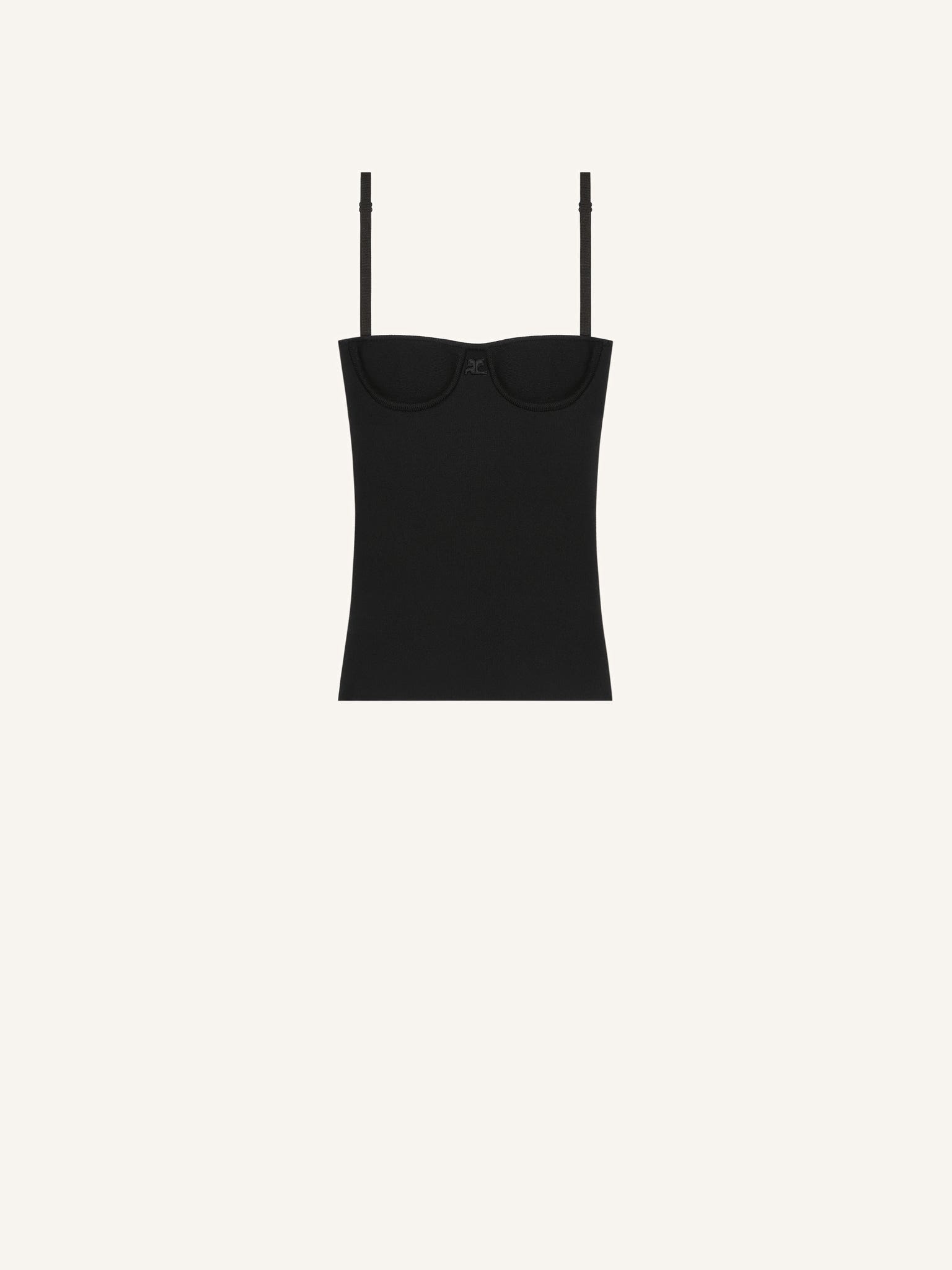 LINGERIE INTERLOCK TOP