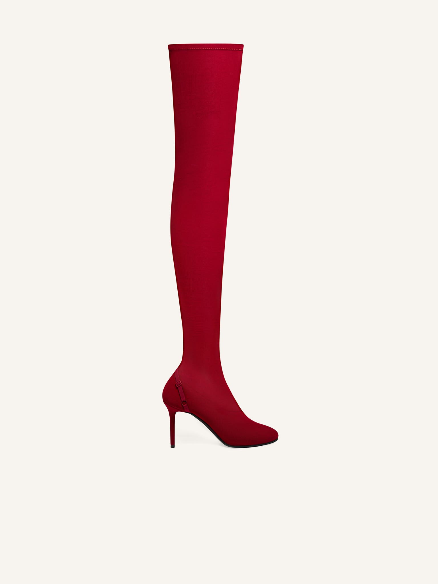 OBLIQUE JERSEY TIGHT BOOTS