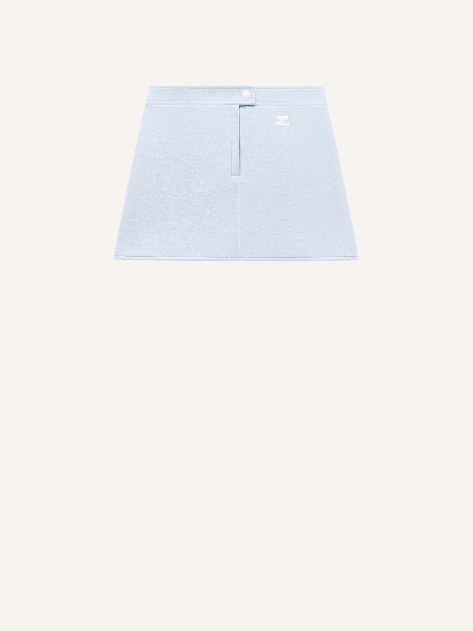 REEDITION VINYL MINI SKIRT
