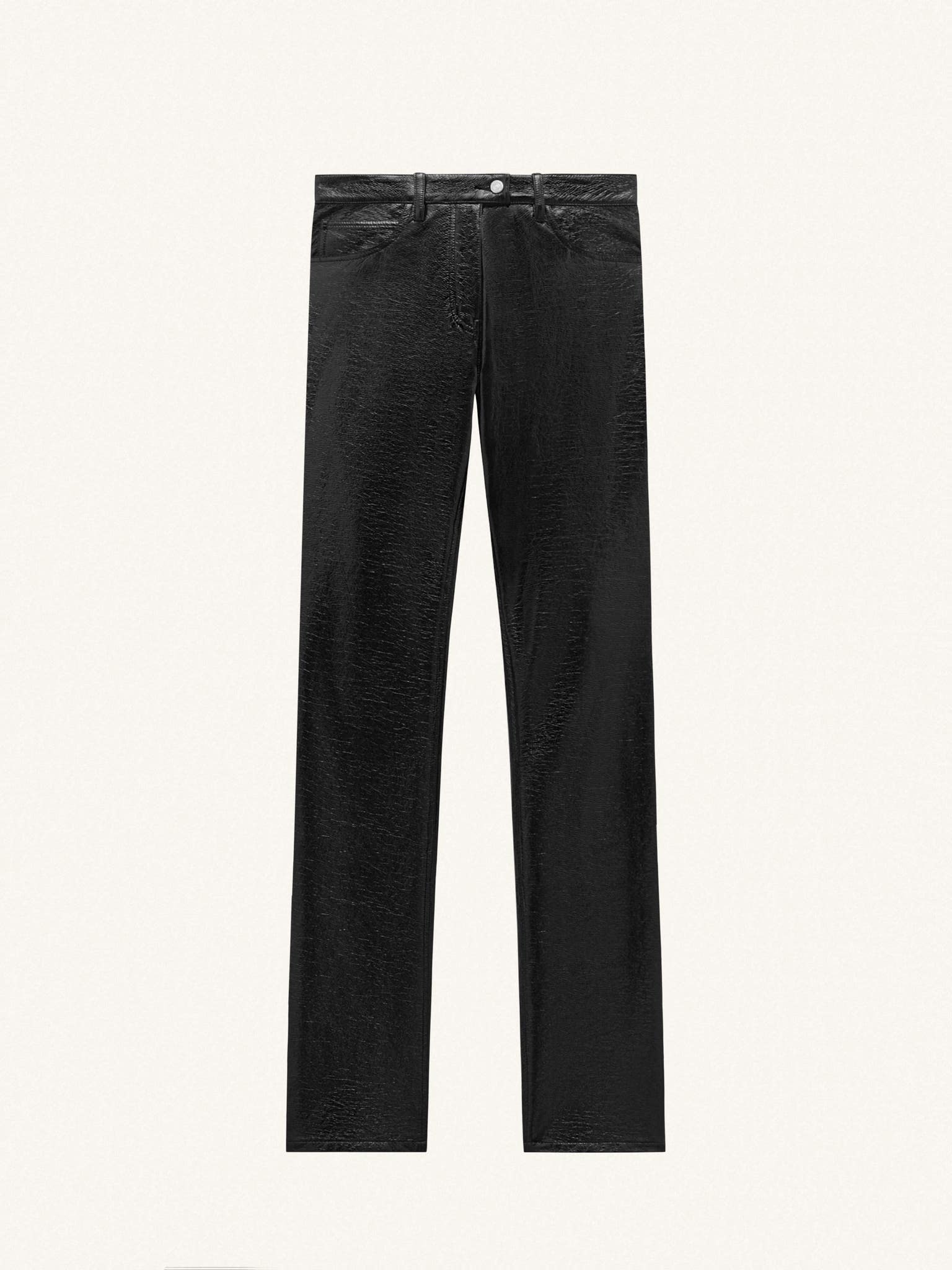 REEDITION 5-POCKET VINYL PANTS