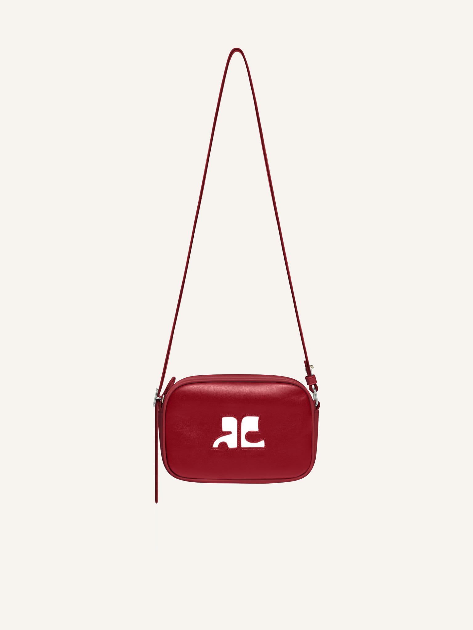 SAC CAMERA RÉÉDITION EN CUIR LISSE