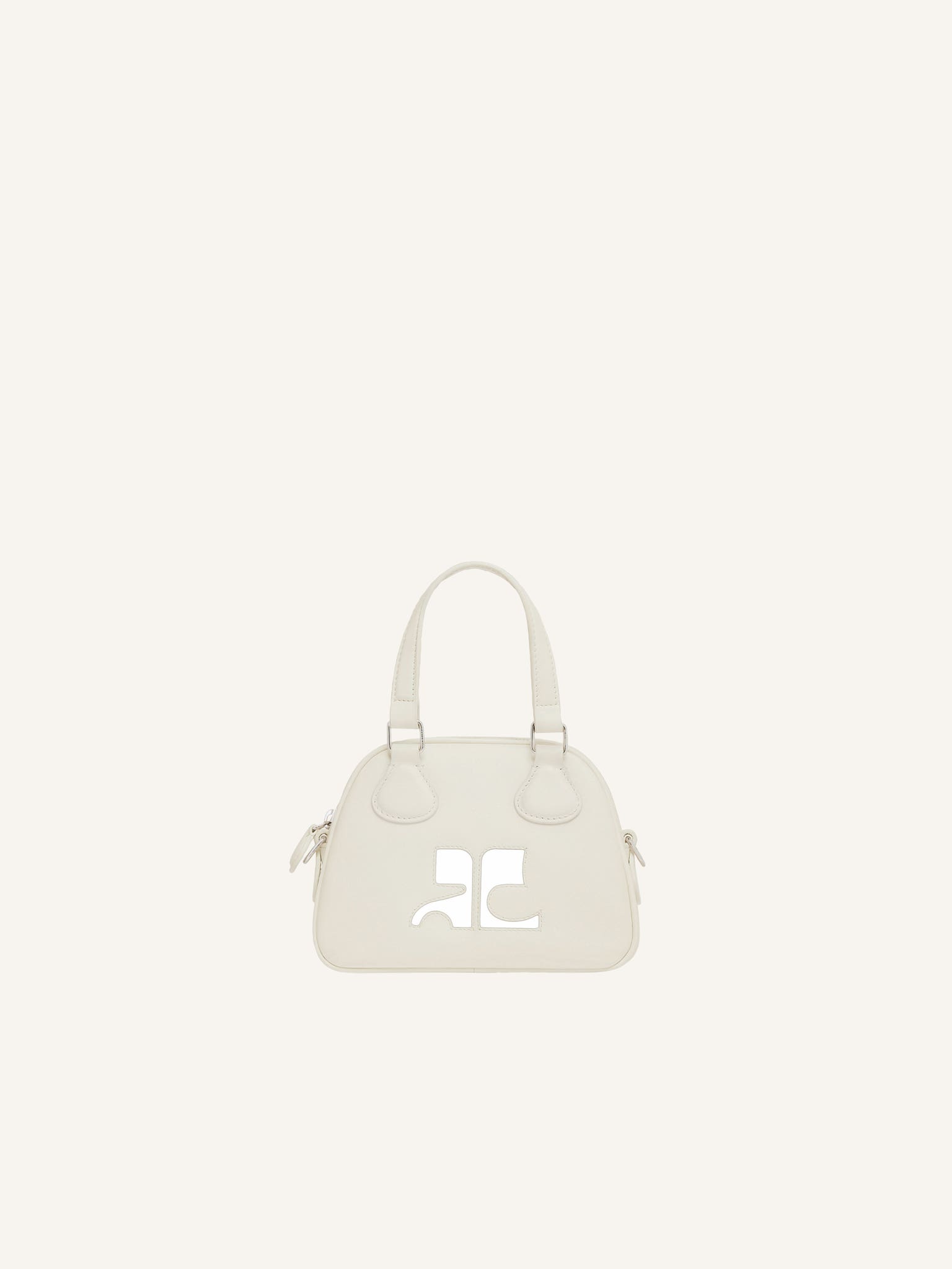 MINI SAC BOWLING EN CUIR LISSE