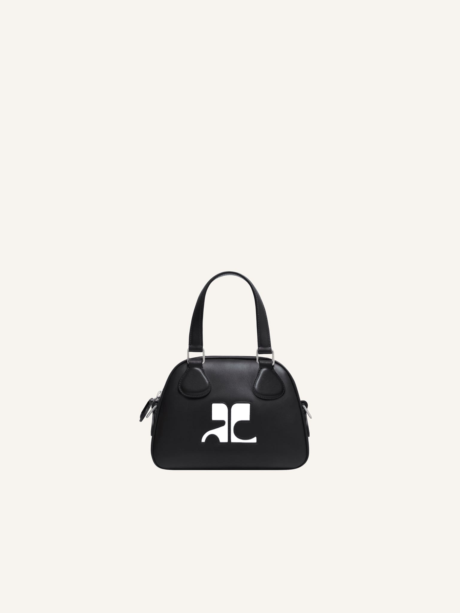 MINI SAC BOWLING EN CUIR LISSE