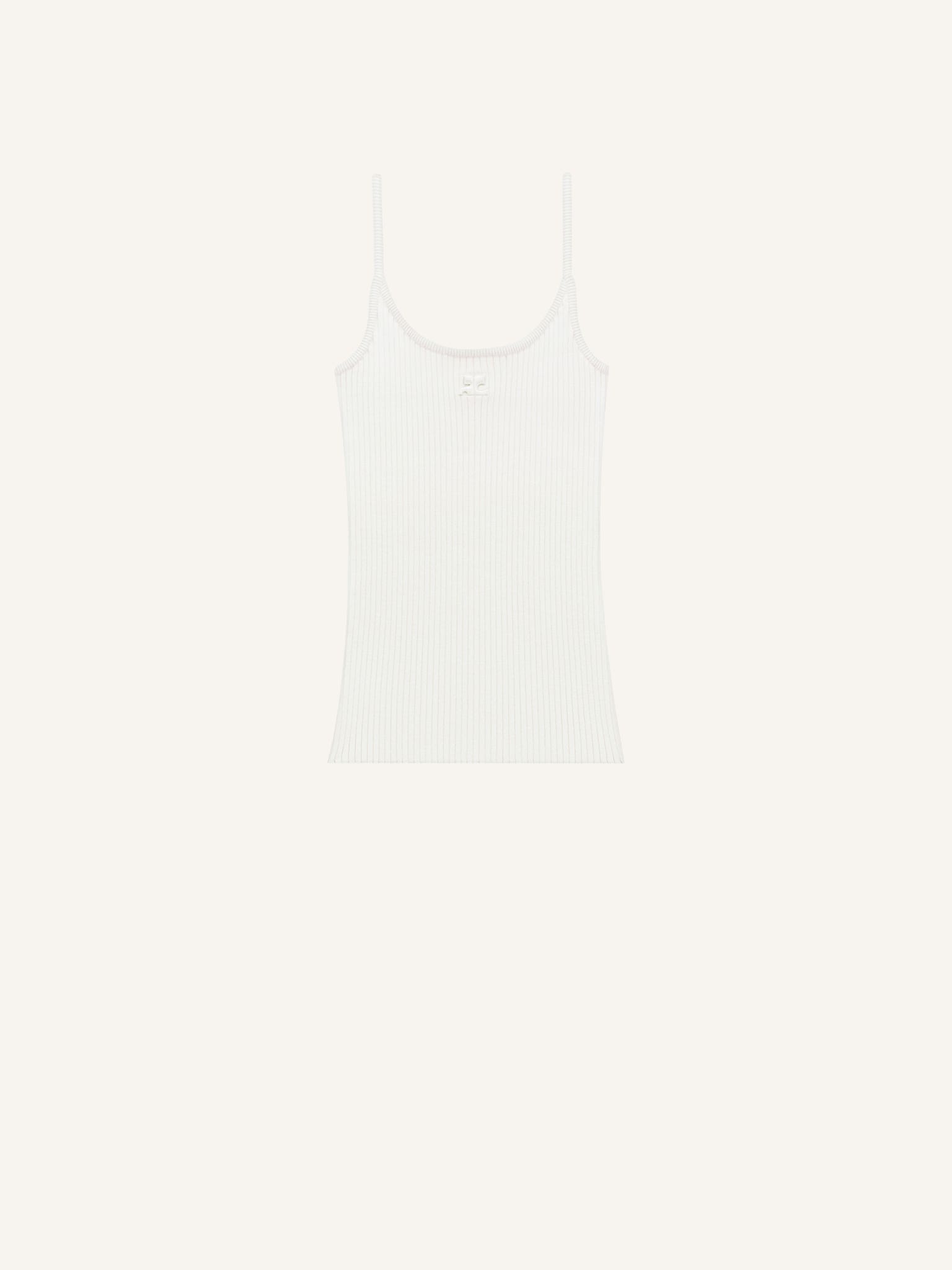 REEDITION RIB KNIT TANK TOP