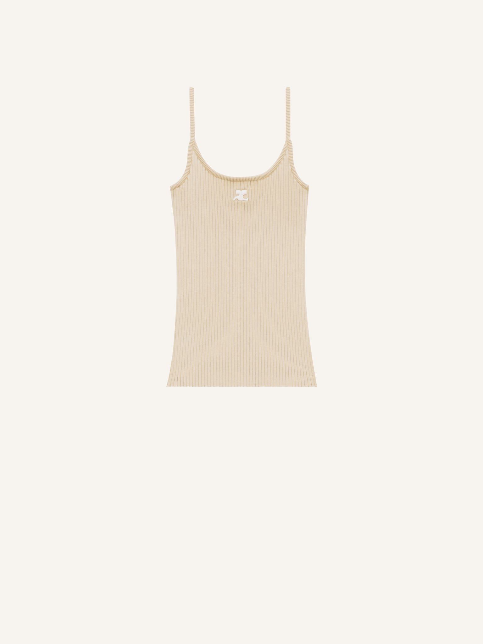 REEDITION RIB KNIT TANK TOP