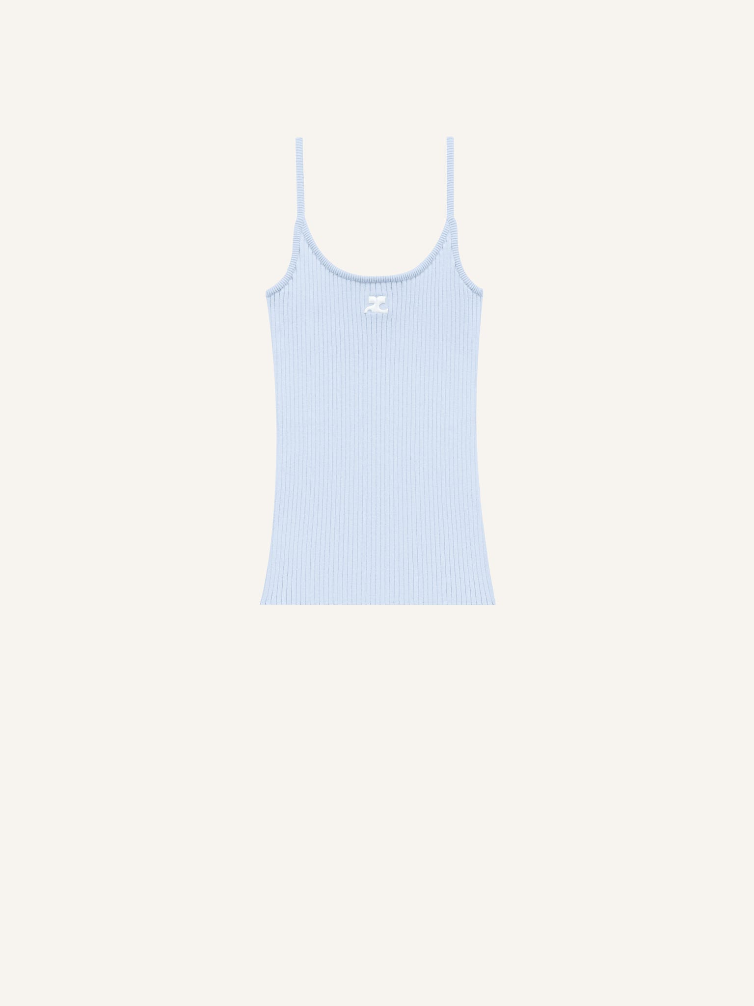 REEDITION RIB KNIT TANK TOP