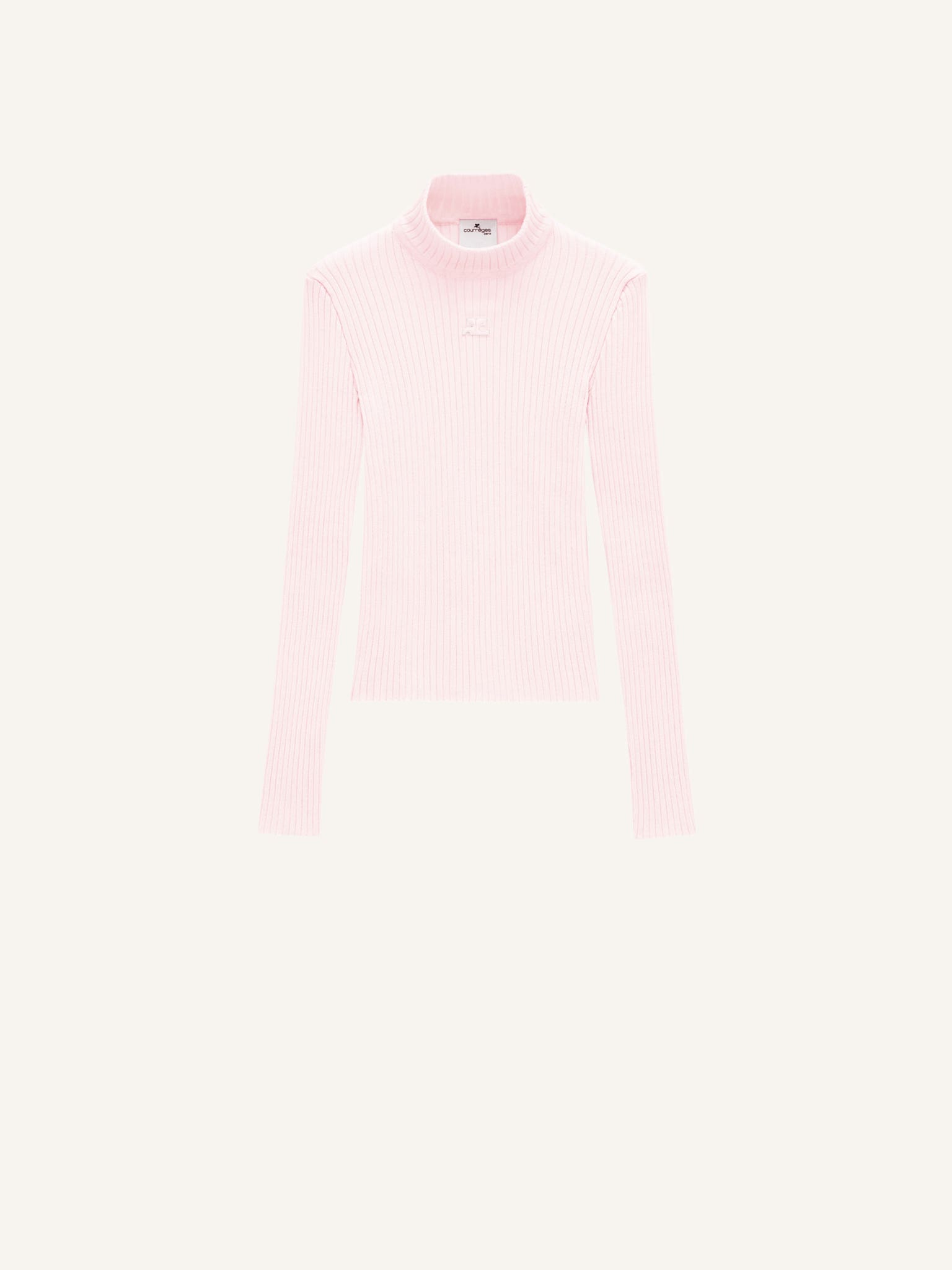 REEDITION RIB KNIT MOCKNECK SWEATER