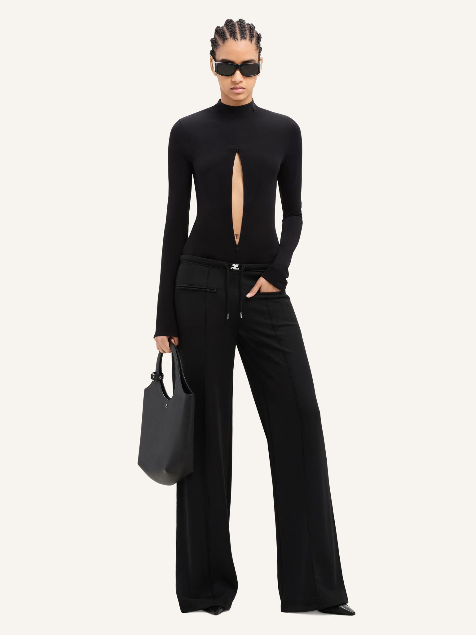 INTERLOCK TRACKSUIT BAGGY PANTS
