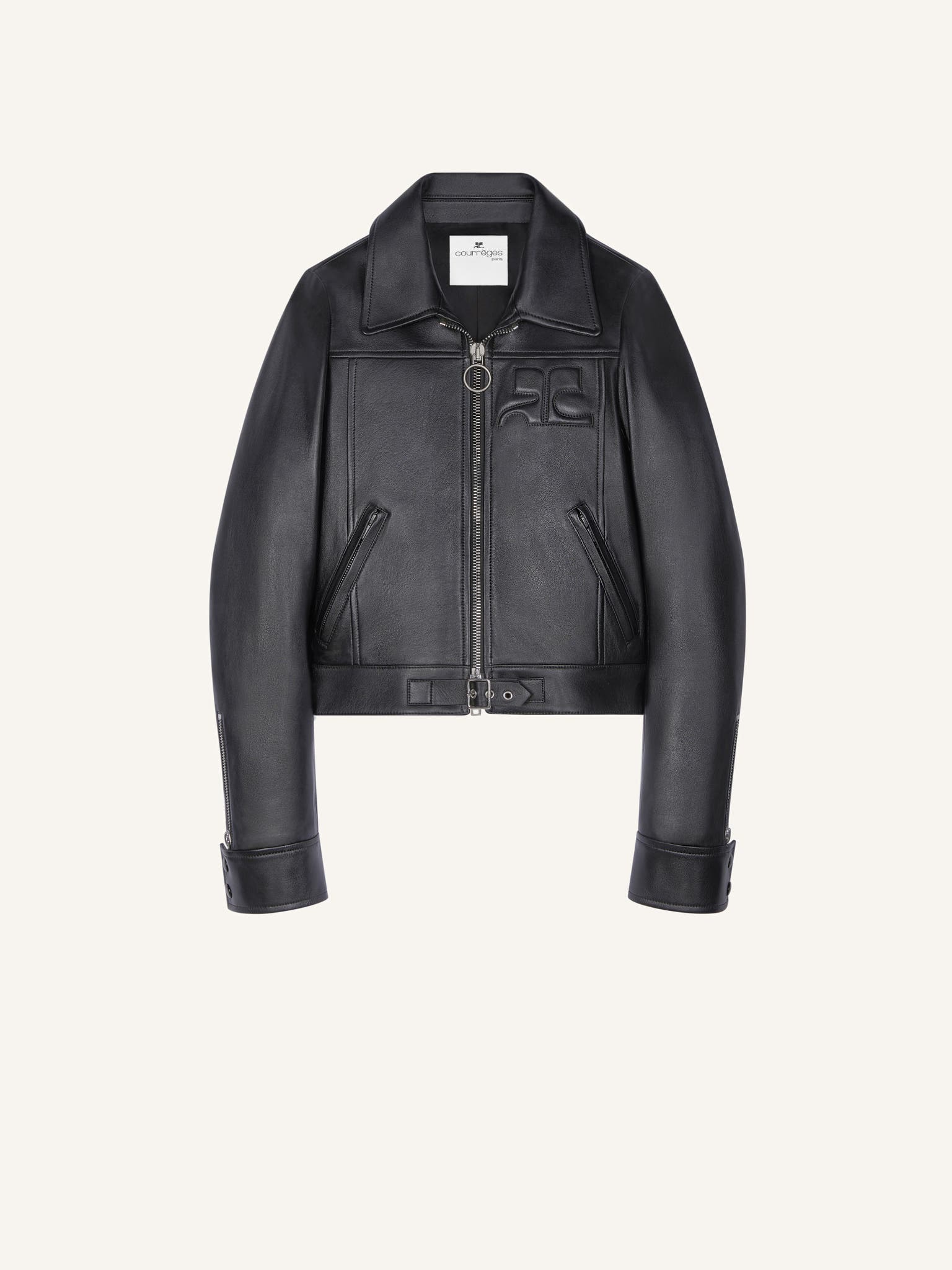 VESTE ICONIQUE ZIPPÉE EN CUIR