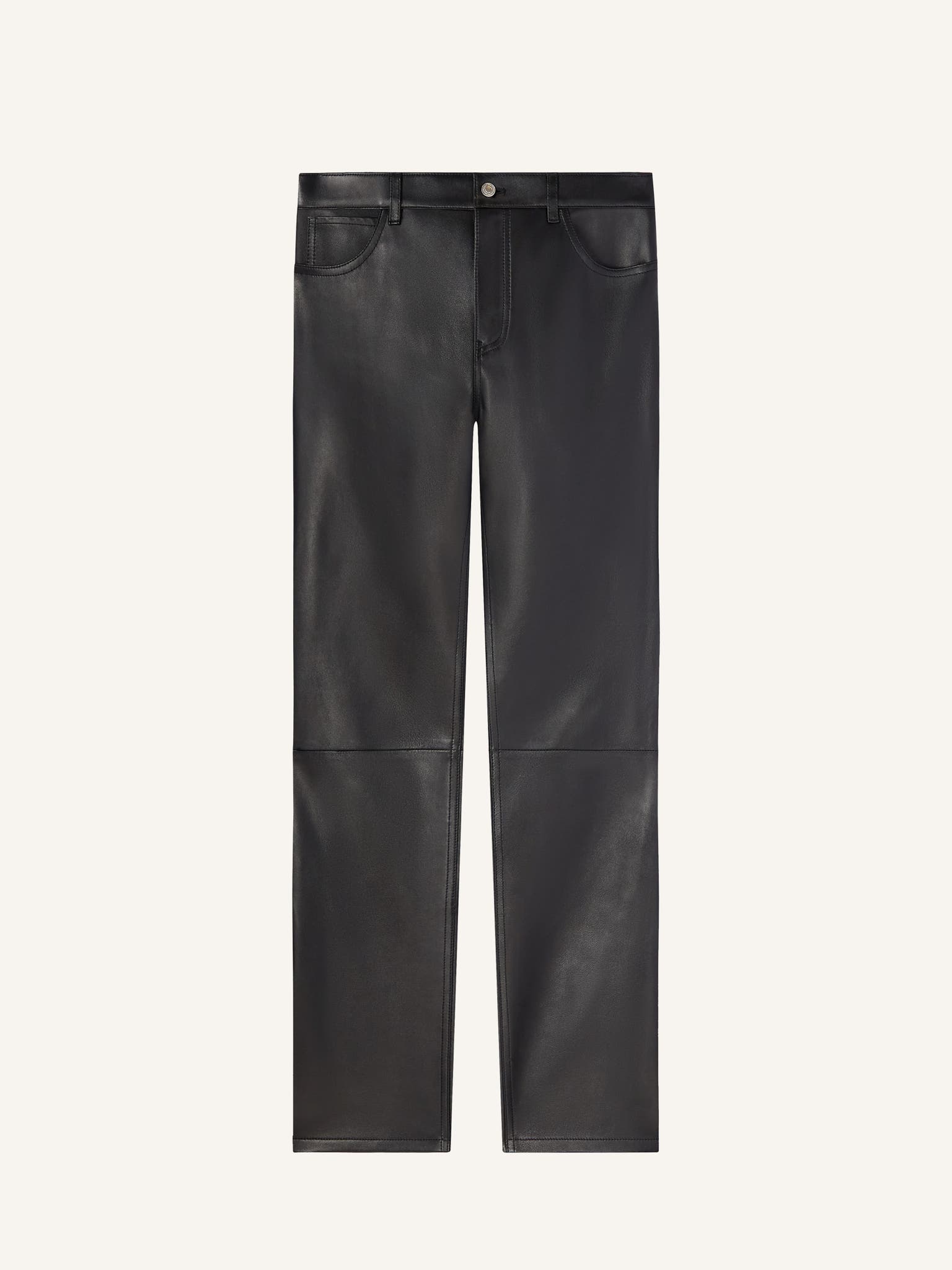 PANTALON 5 POCHES VINTAGE EN CUIR 