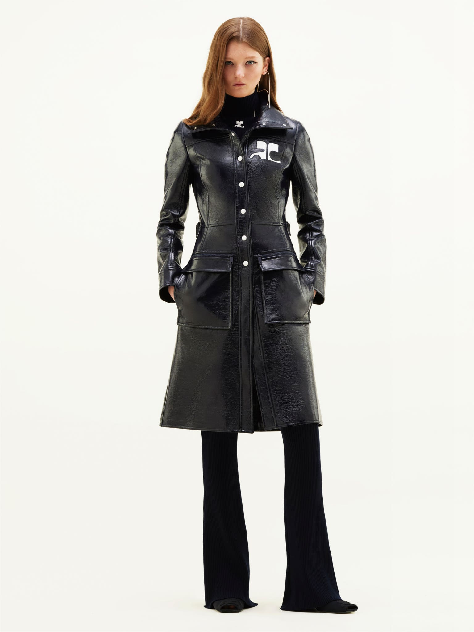 REEDITION VINYL TRENCH COAT