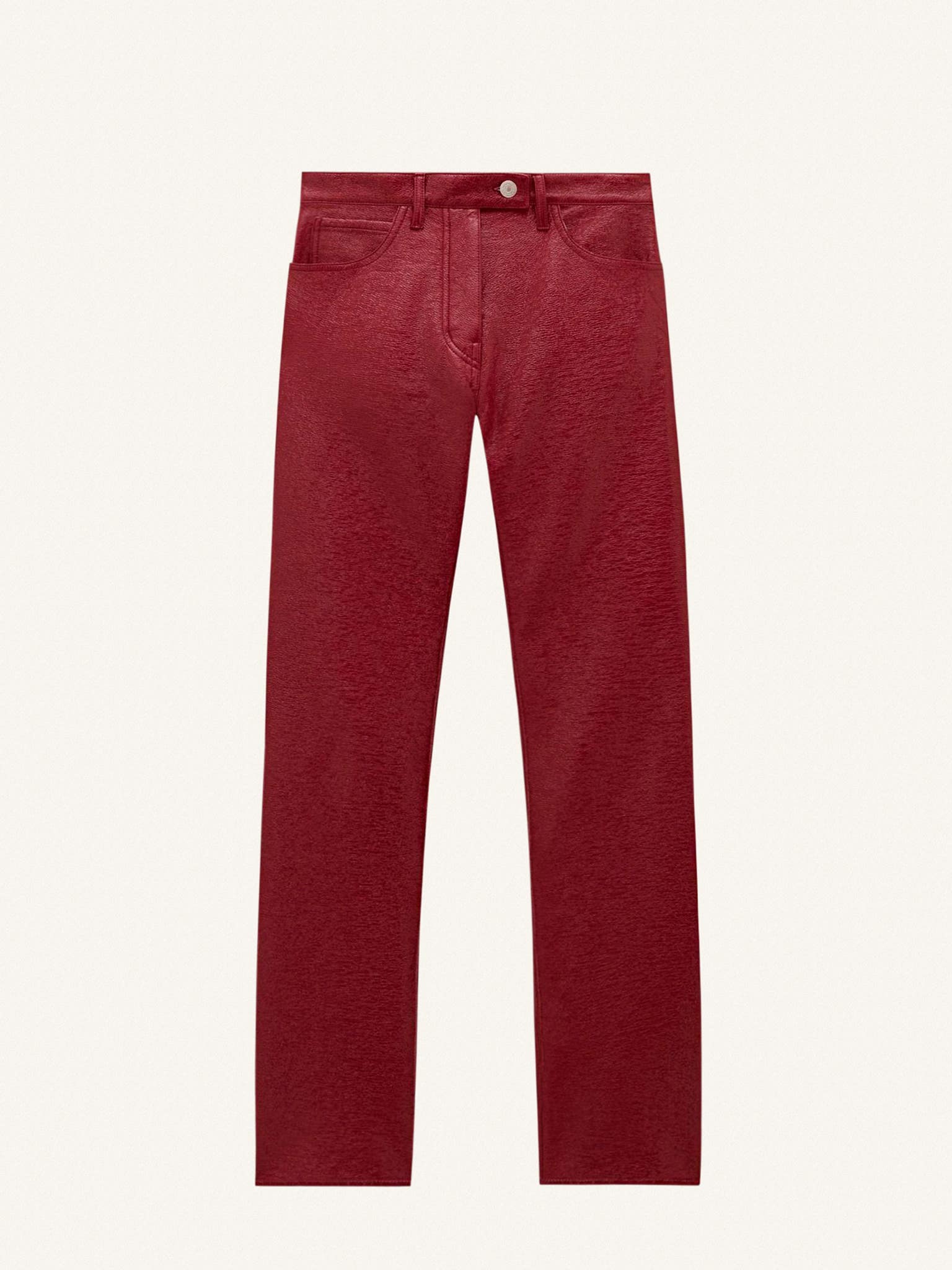 REEDITION 5-POCKET VINYL PANTS