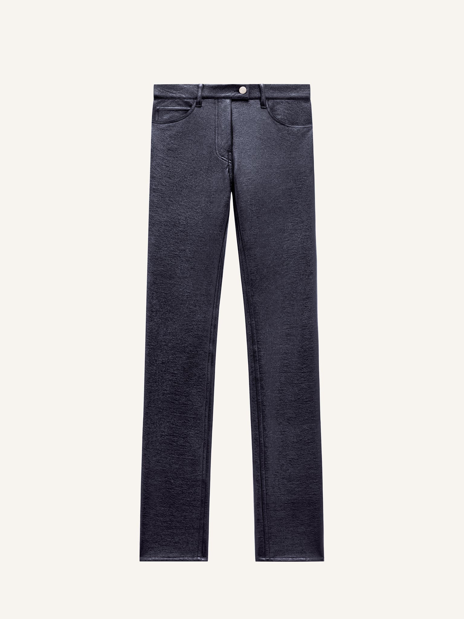 REEDITION 5-POCKET VINYL PANTS